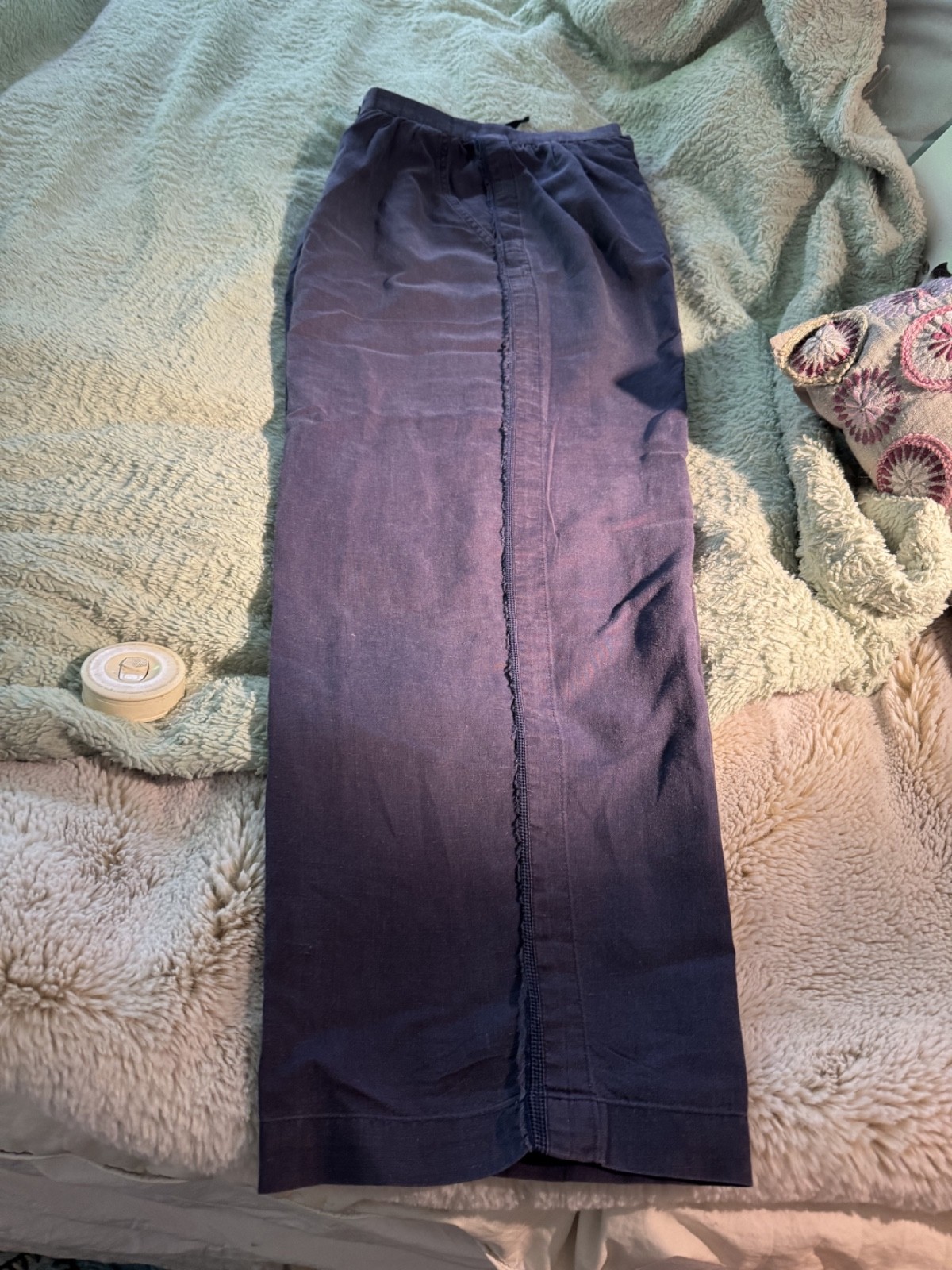 Vintage 1980’s Issey Miyake Trousers 60/40 Linen Cotton Size 2
