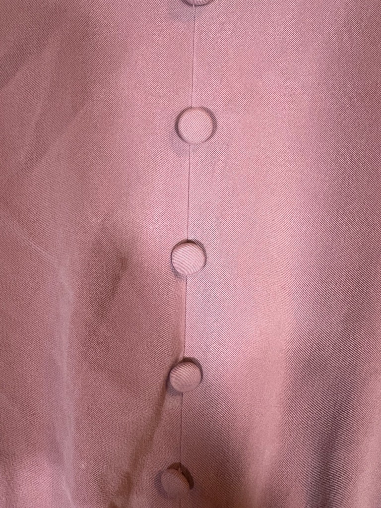 Neutral Period Base Dress Pink Victorian 1930s 1940s Village Theater Costume Med