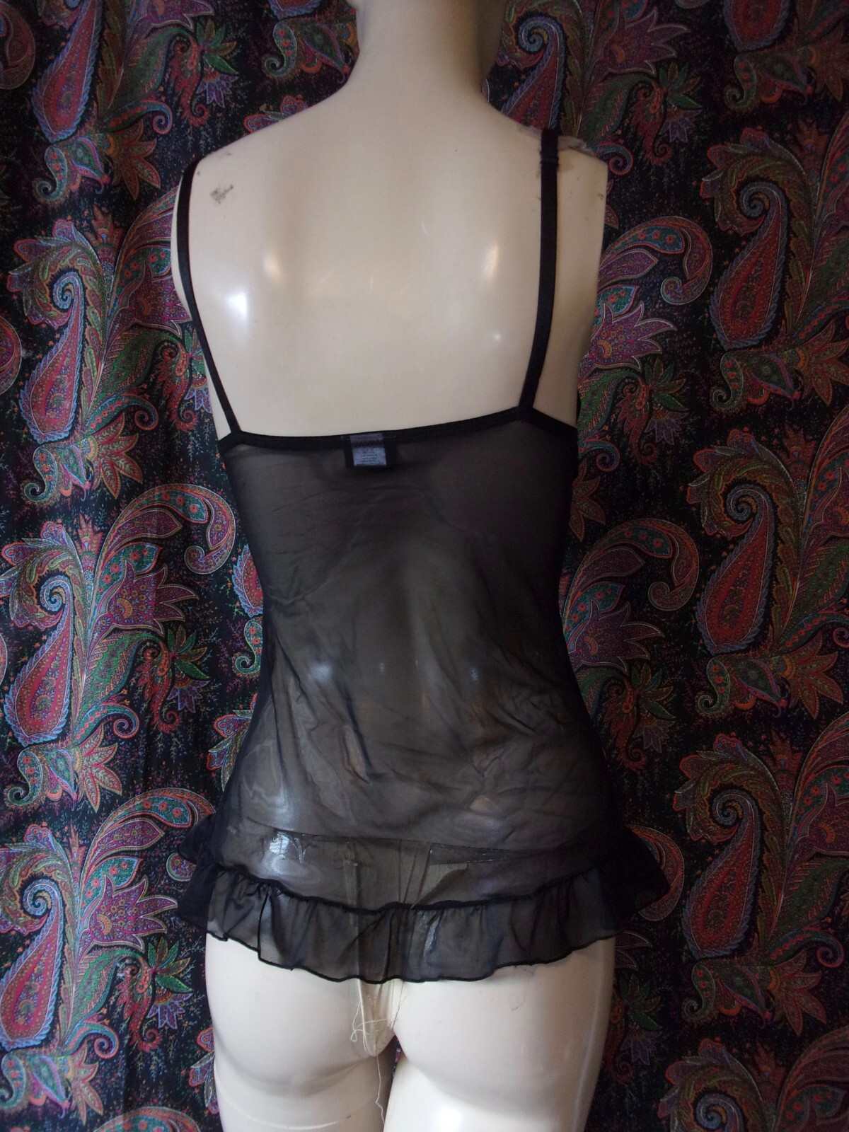 Rampage Black Bra Top Slimmer Corset Camisole Shaping M