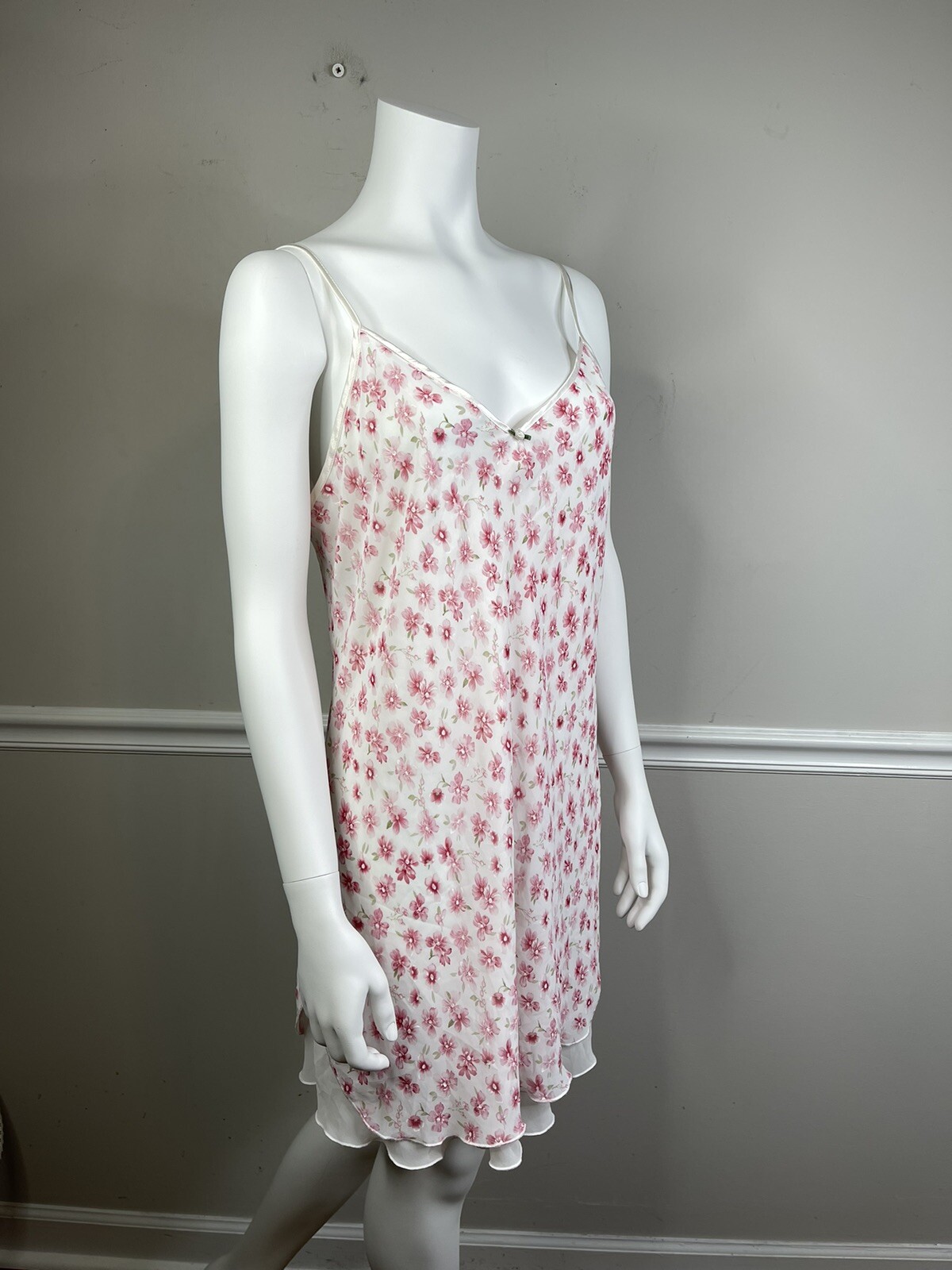 Vintage Expressions Large California Dynasty Nightgown Chenise Layered Chiffon