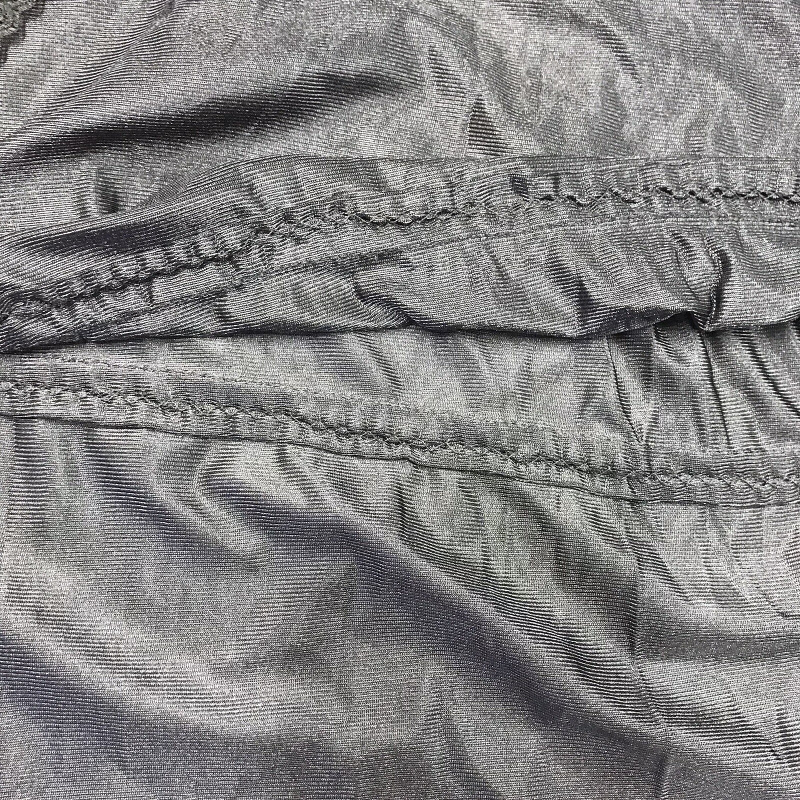 Vintage Vasarette Half Slip Skirt Large Black Lingerie Lace USA Slit 21” Unique