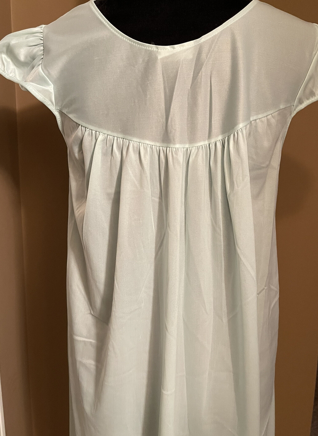1960s PHILMAID GOWN & ROBE LINGERIE S32/34 EMBROIDERY CHIFFON LACE GRANNY CORE