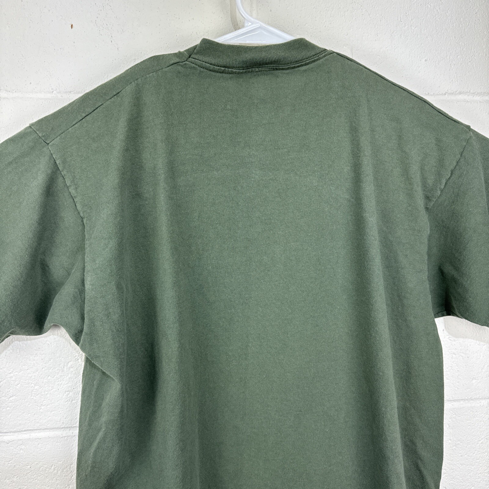 Vintage Indian Ink Women’s Floral T Shirt Floral Puff Paint OSFA XL/XXL Green