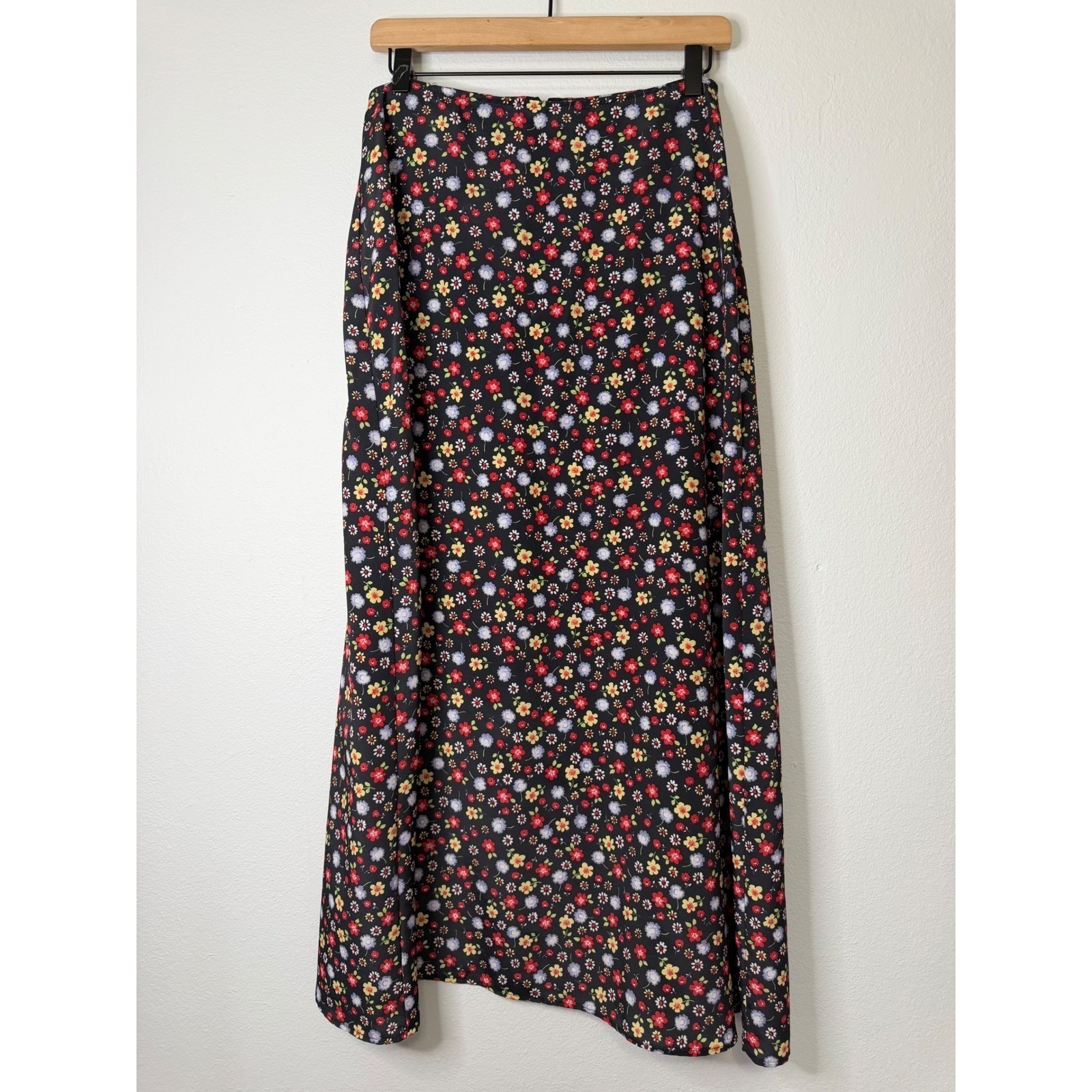 Vintage 80’s-90’s – Floral Midi Maxi Straight Skirt Cottagecore Whimsy