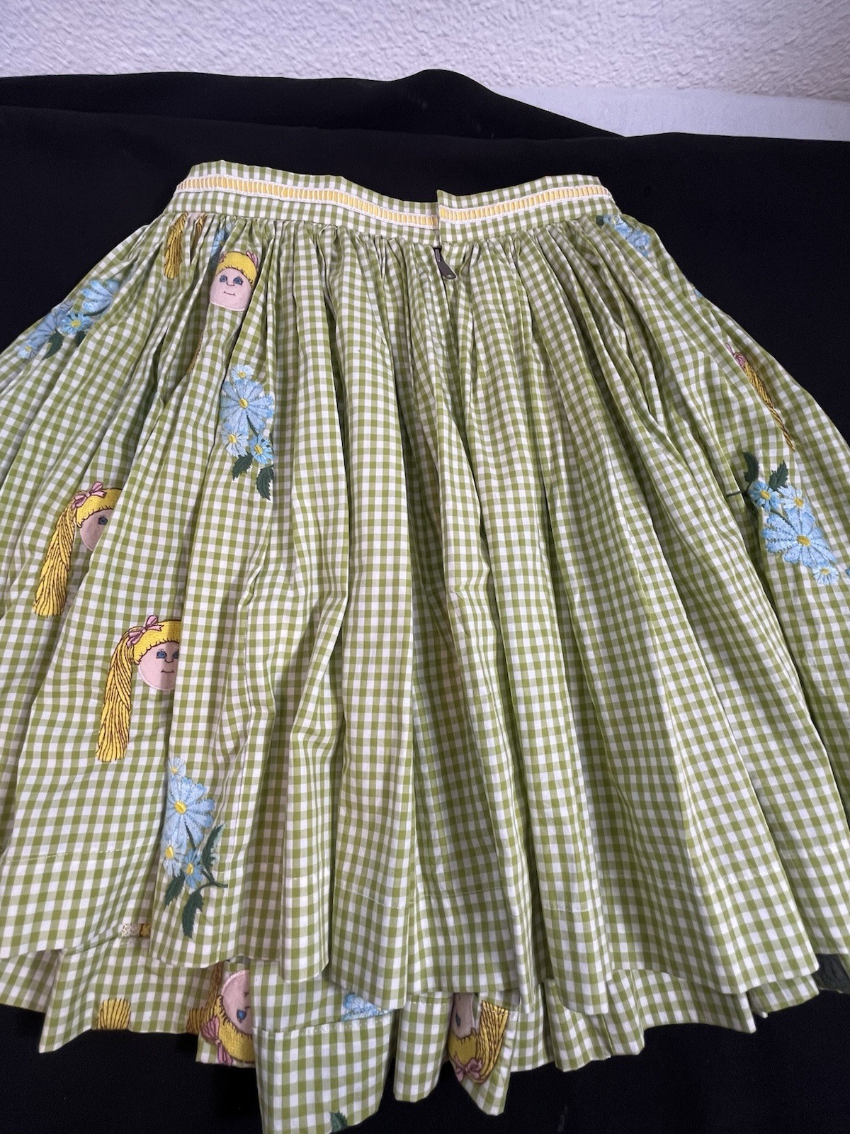 Jenny Fax Lime Green Cabbage Patch Doll Skirt Size M Spring 2013
