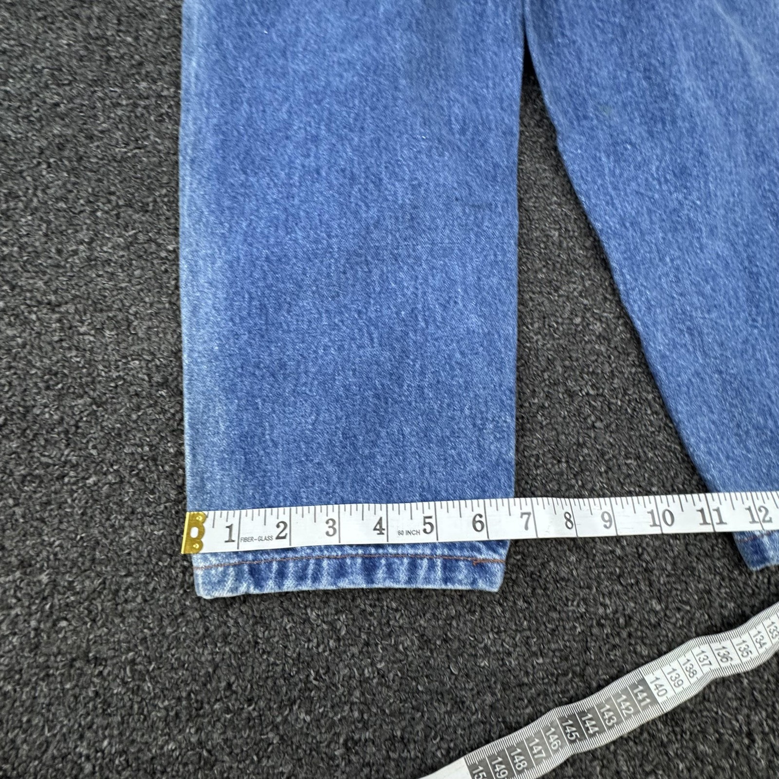 Vintage Gitano Jeans Womens 12 Short Blue Denim High Rise Tapered Mom 90s Pants