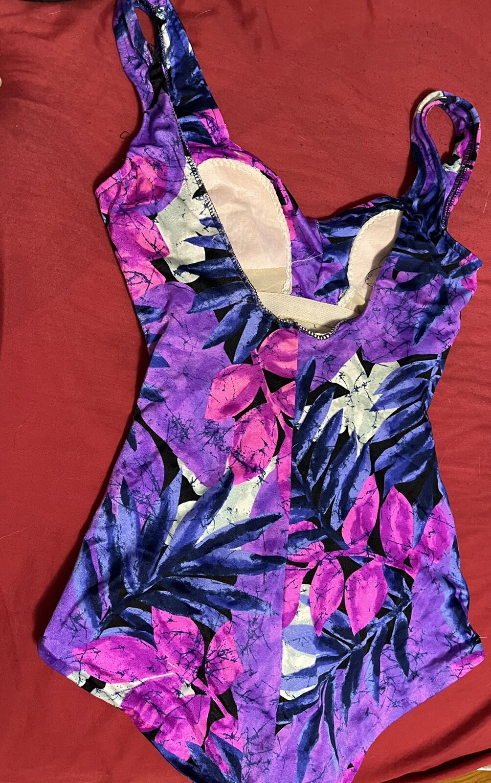 VINTAGE LE COVE ONE PIECE SWIMSUIT ! SIZE 8