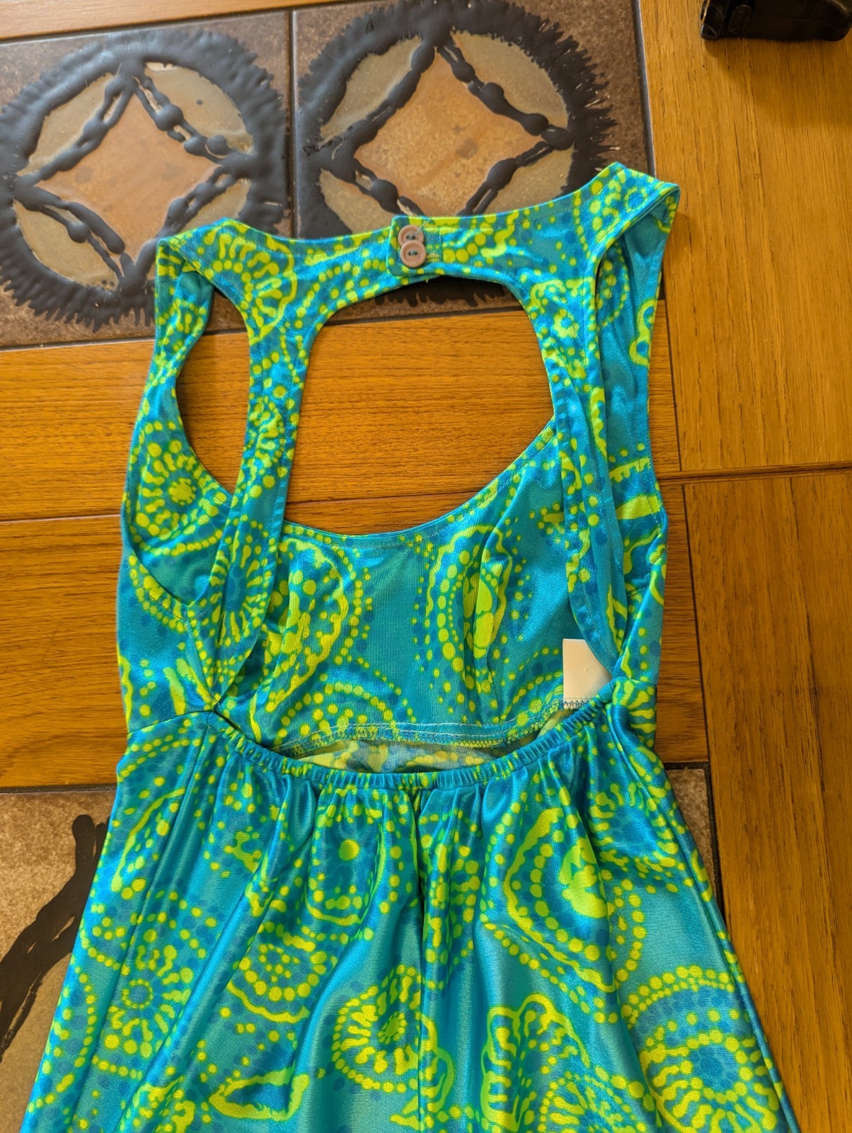 Vintage 1970s California High Tide Maxi Dress Women’s