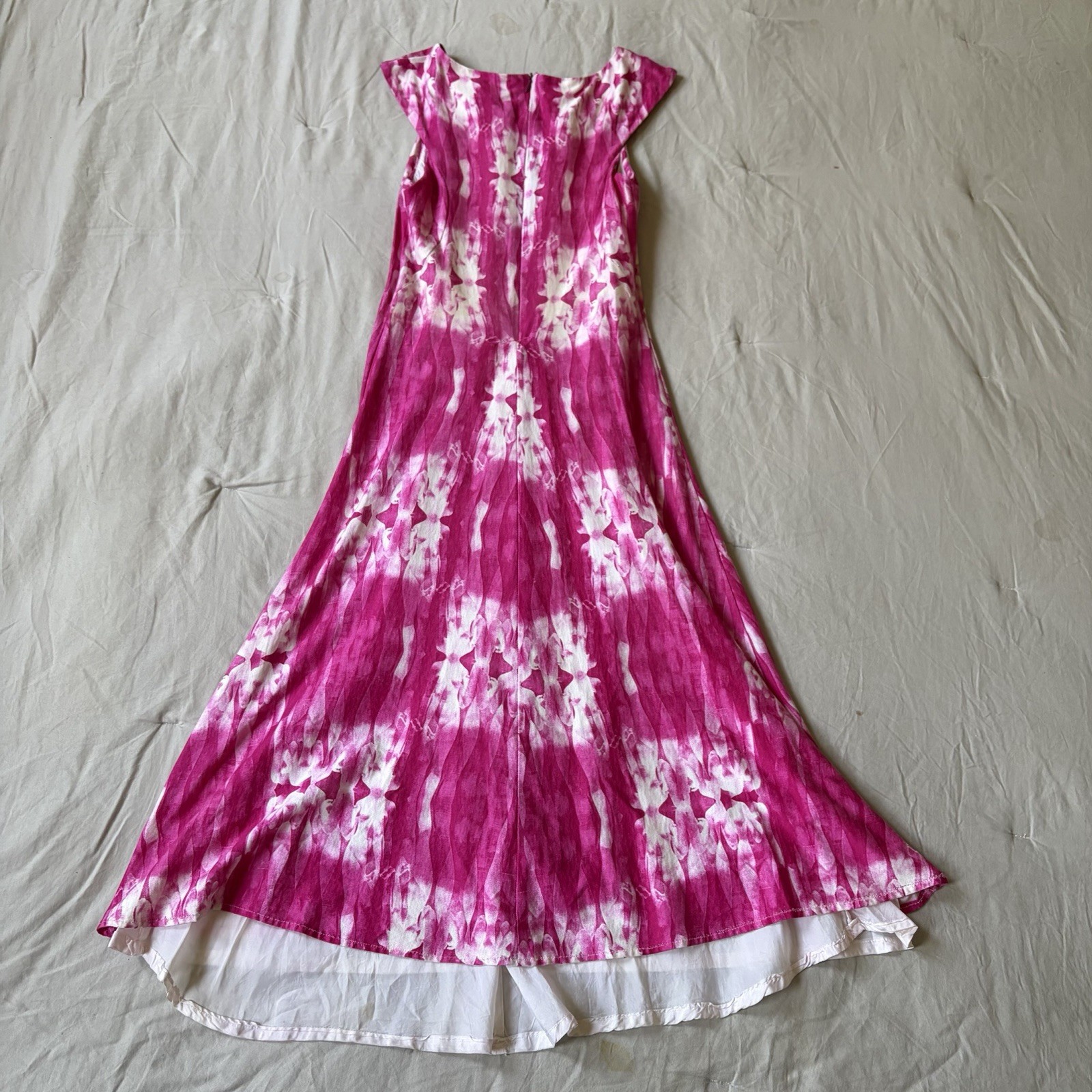 VERSUS Versace Vintage Pink Knee Length Summer Sun Dress Size Small