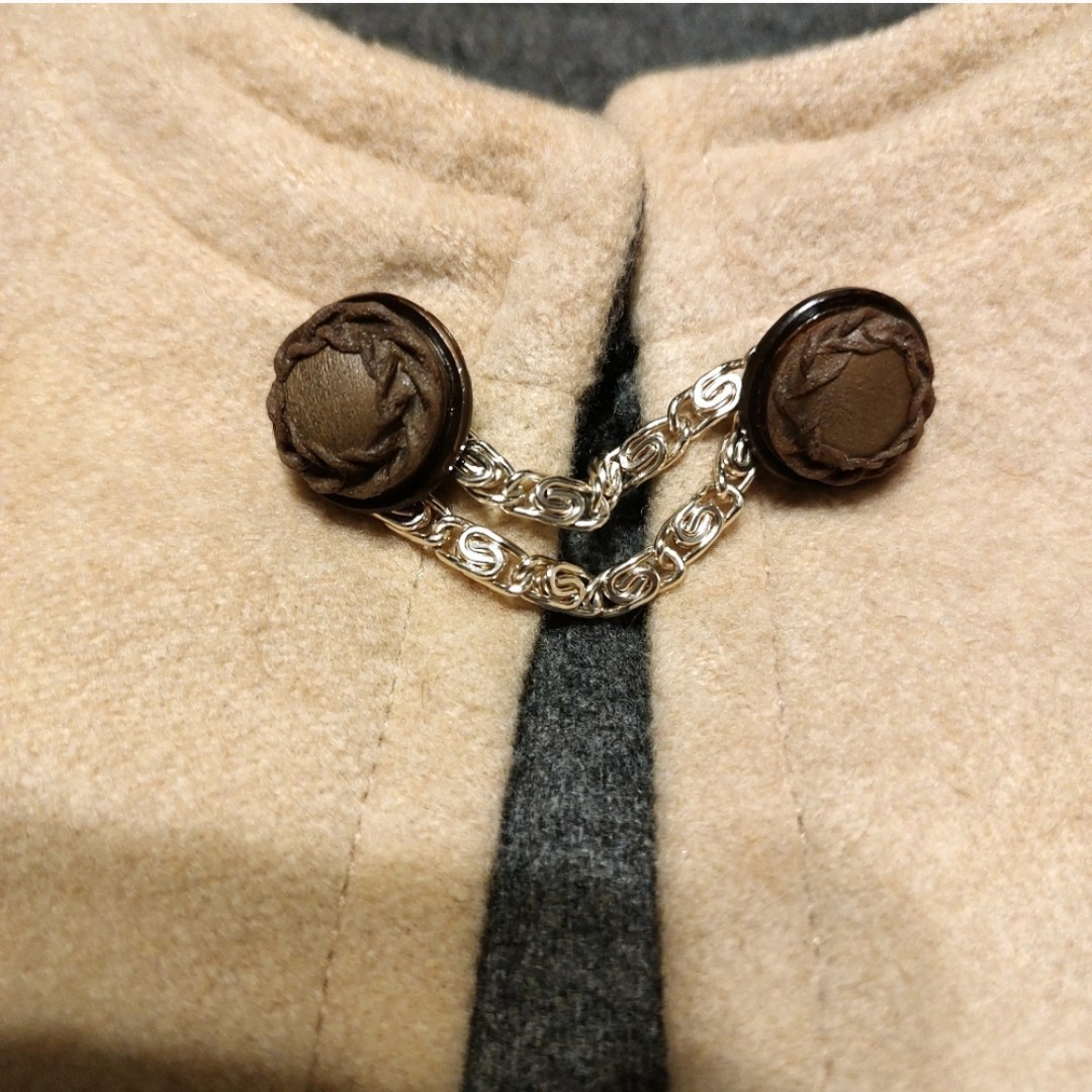 🩶🐑🤎 Stunning RARE Antique Vintage Reversible Wool Cape Shawl Wrap Stole Frock