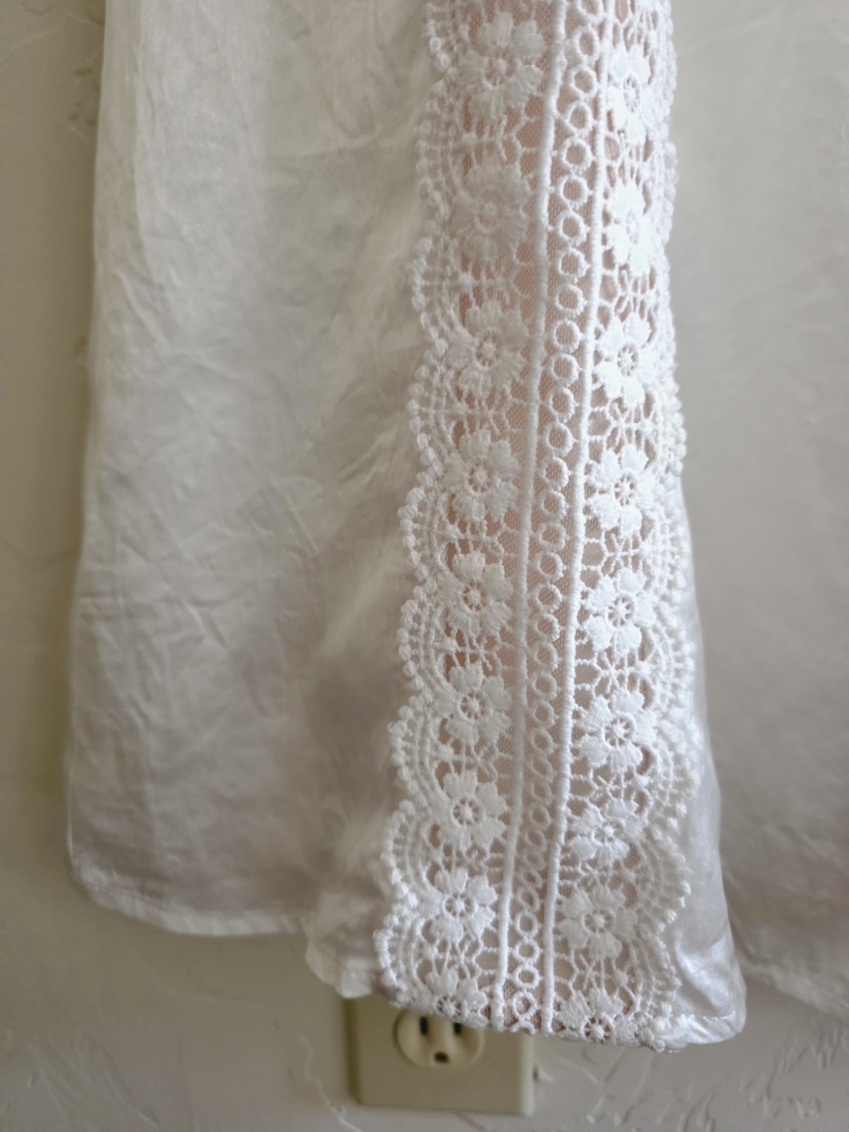 NWT LaceMade Moonlight Hera Dress Lace Victorian Edwardian White Size Small Lace