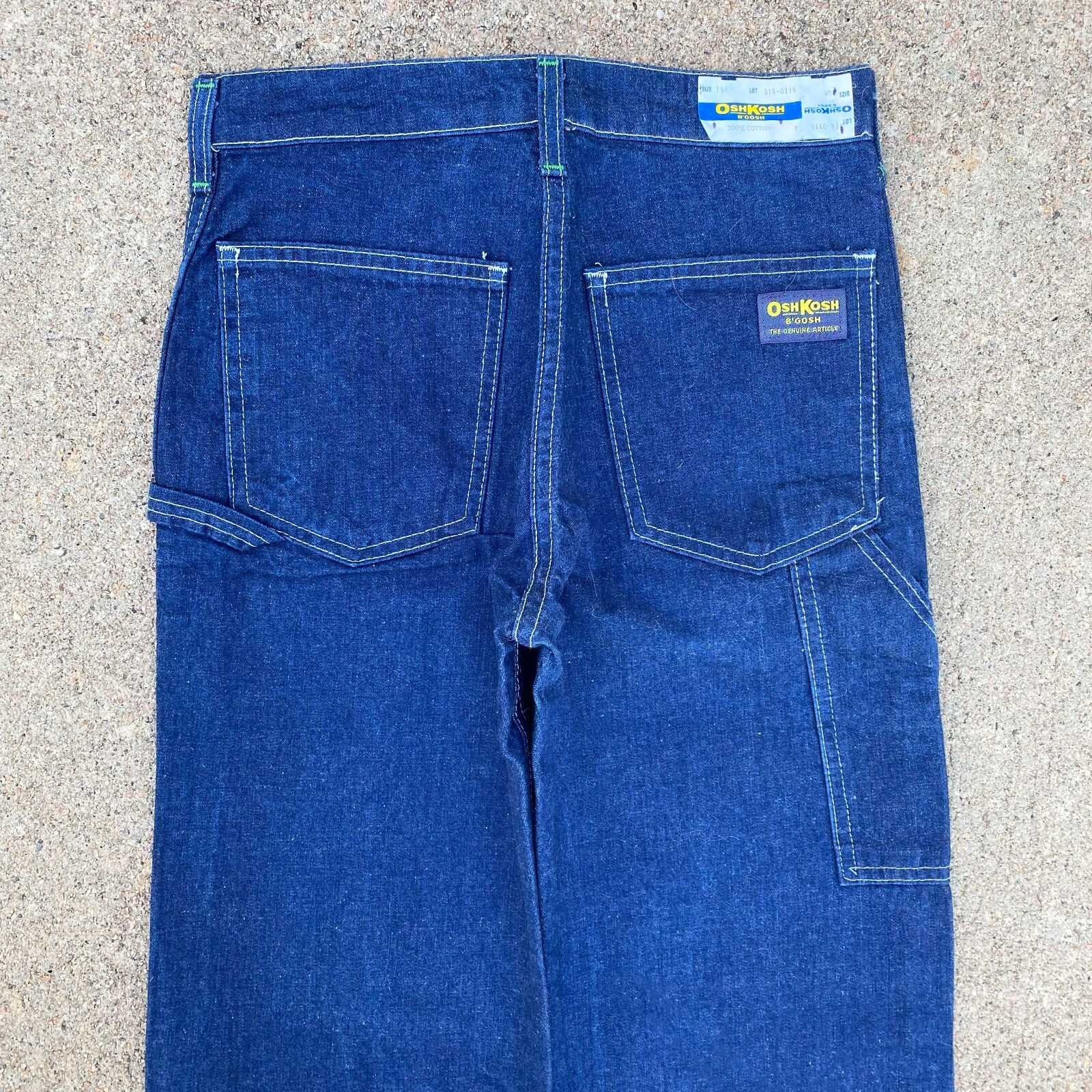 Deadstock NWT Vintage 1970s Oshkosh Dungarees Carpenter Painter Jeans