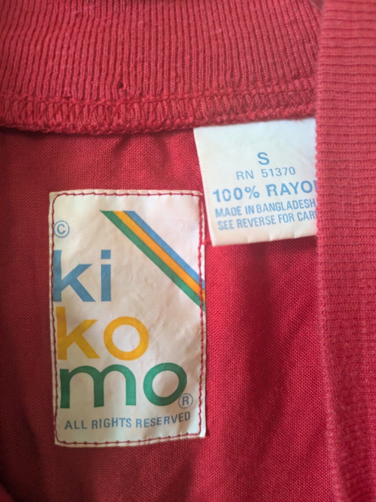 Vintage 80s Kokomo Red Sleeveless Women’s Crewneck Small Rayon