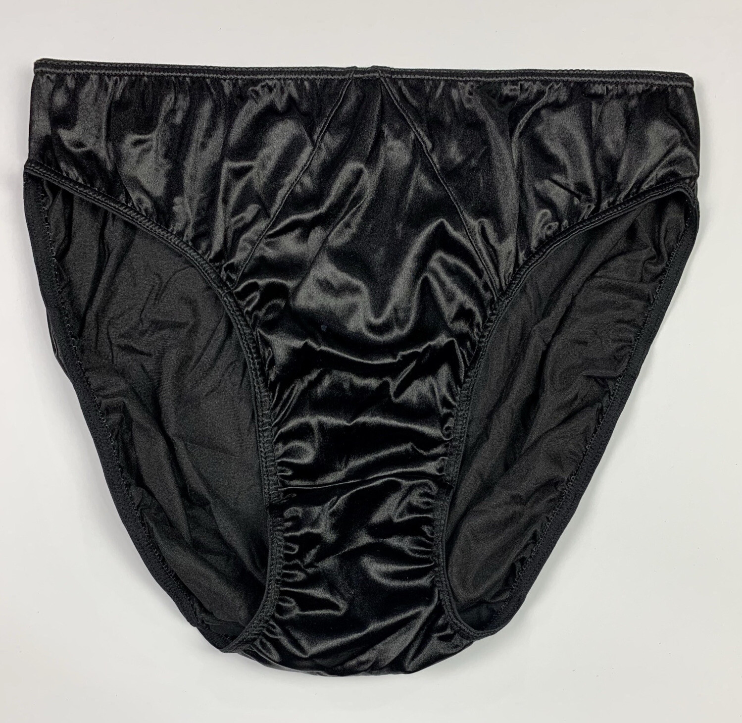 Second Skin Satin Classic Hi-cut Brief Panty XL