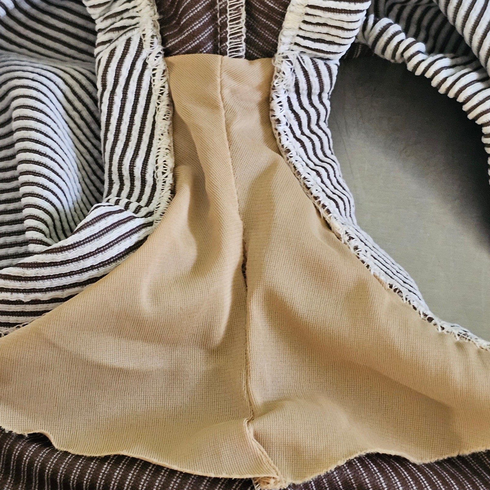 Vtg RoseMarie Reid 2 PC SWIMSUIT Sz 14 Striped Top Shorts Retro Pinstripe Lounge