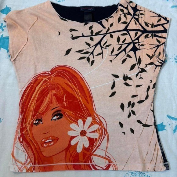 Vintage Grail Custo Barcelona Face Top