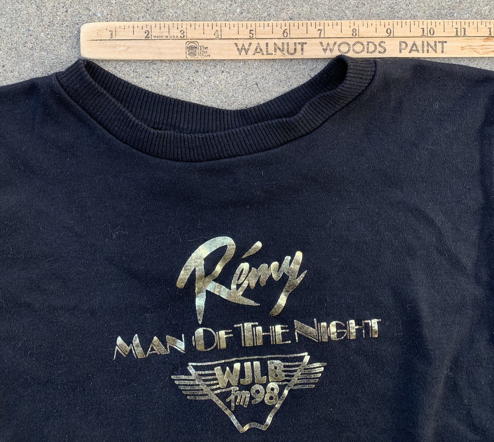 vintage Remy Man Of The Night WJLB fm 98 t-shirt single stitch size L