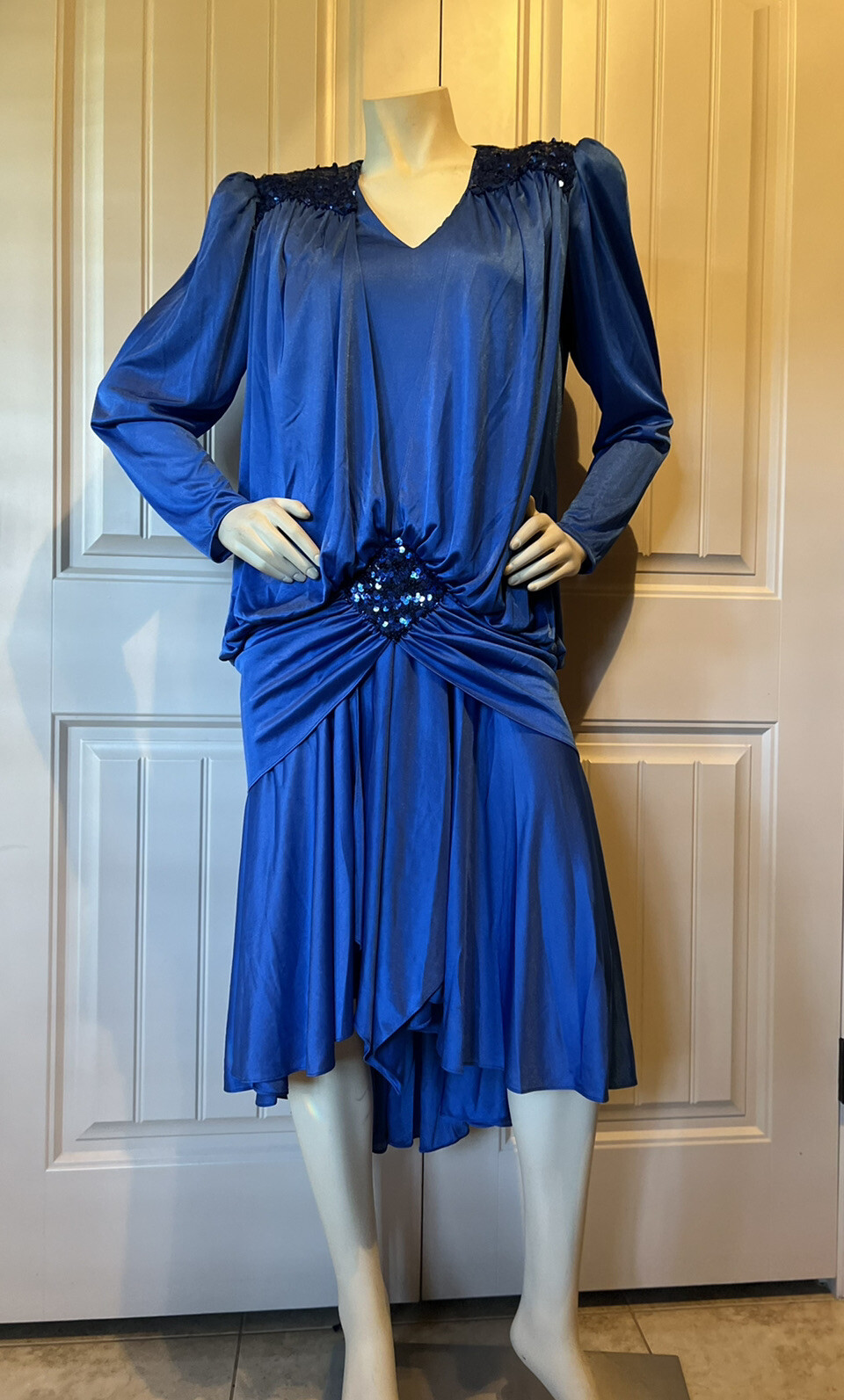 Vintage 80’s Lizzy and Johnny by Lucero Flapper Style 80s does 20s Dress Deco 8