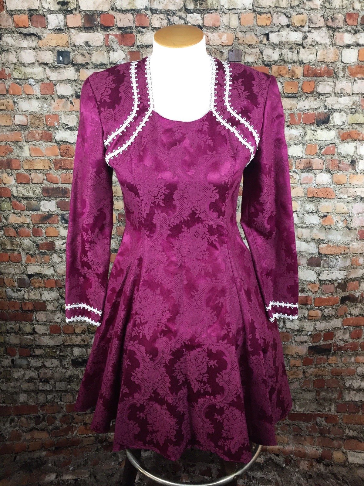 Vintage 90s Jessica McClintock Gunne Sax Prom Dress Vampy Whimsigoth Grunge Y2K