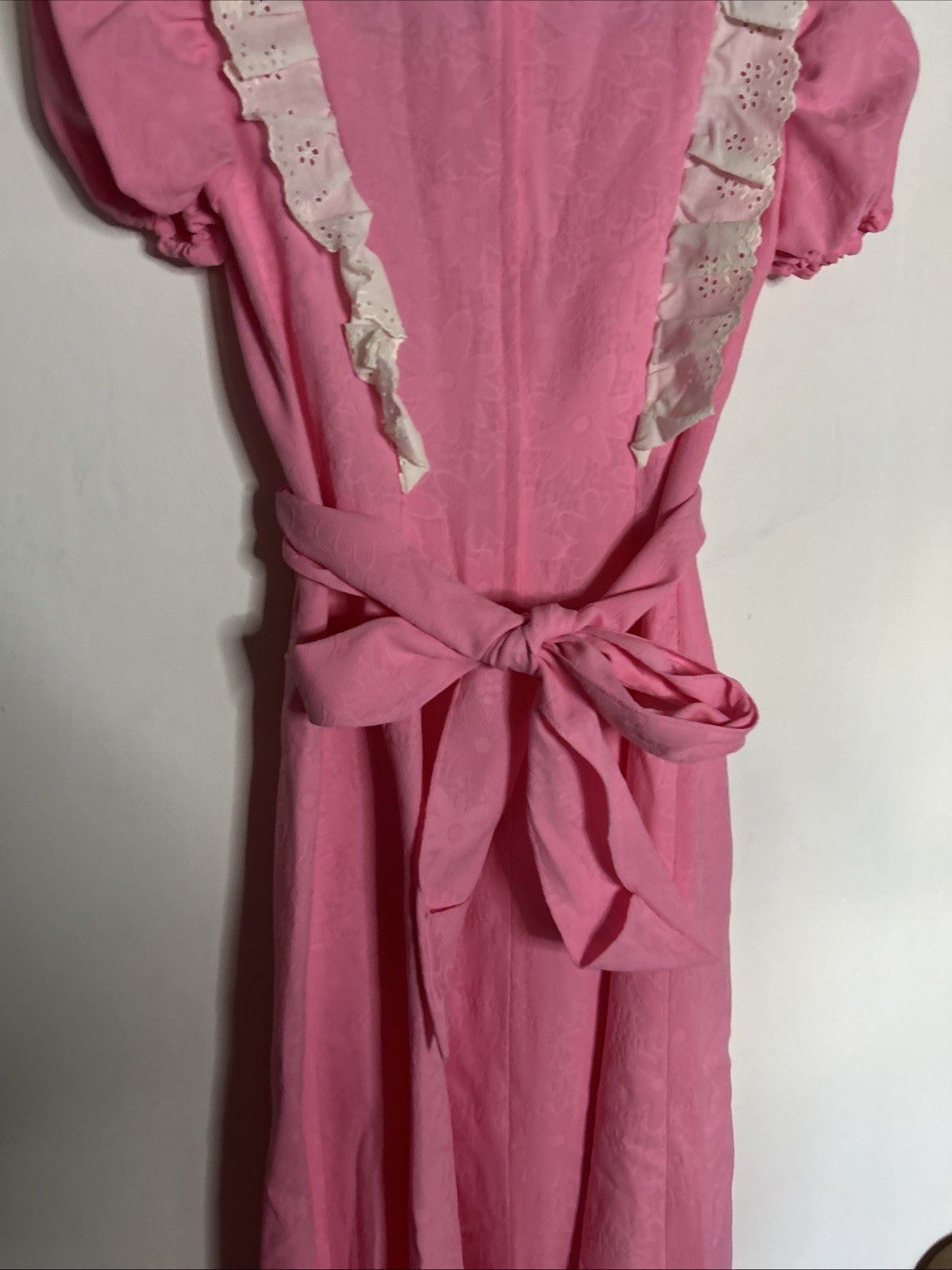 60’s Juniors Vintage Full-Length Dress- Prairie Cottagecore Good Condition Small