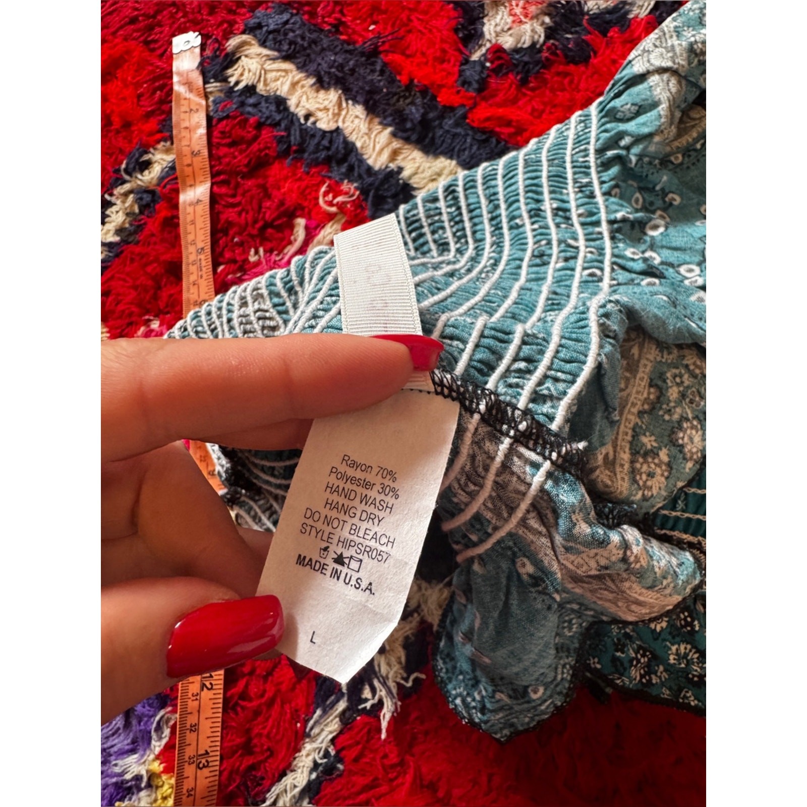 Y2K does 70s Bandana Print Stretch Tube Top Sz L