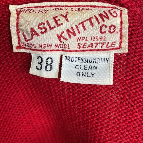 Vintage Lasley Knitting Co Seattle pullover sweater