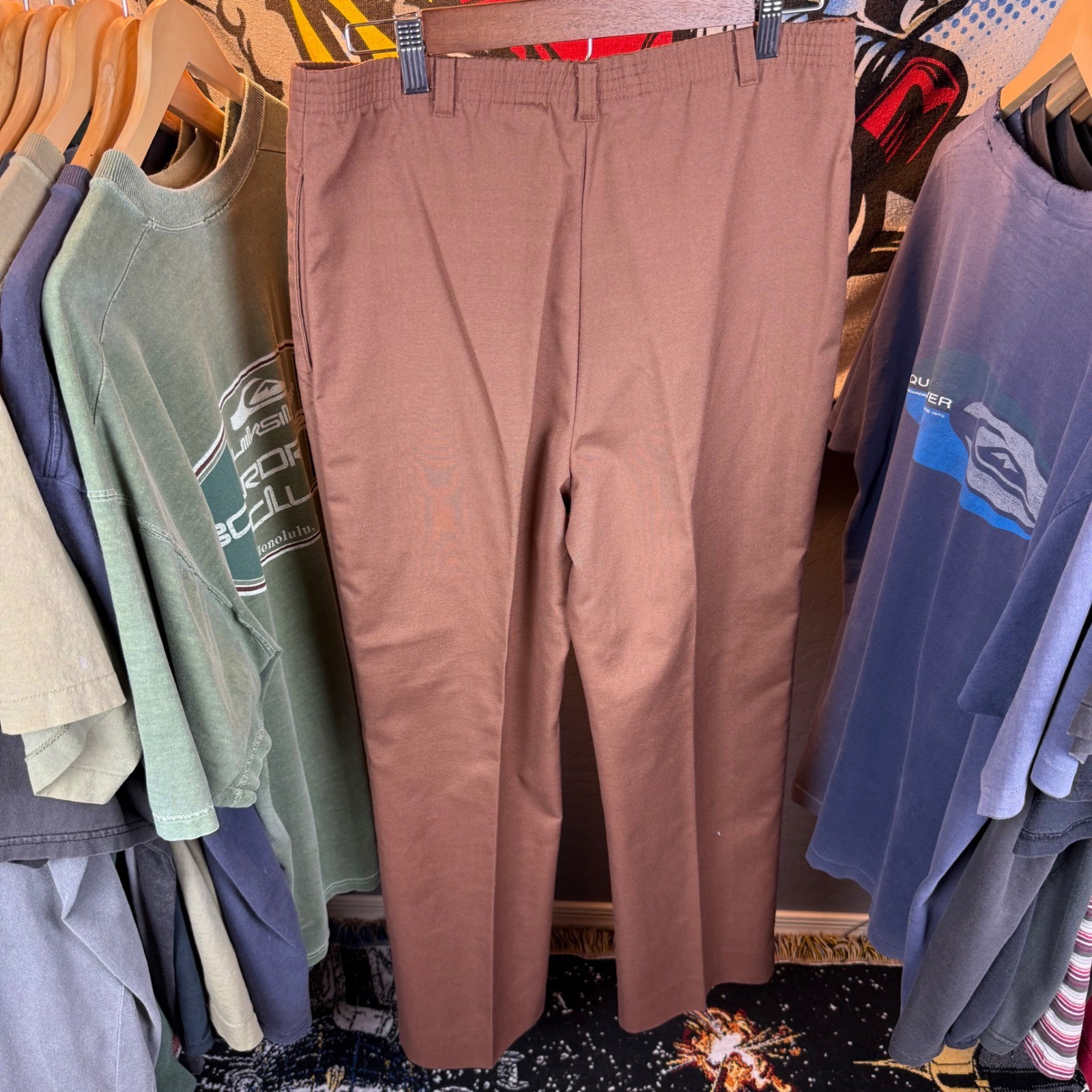 Vintage White Stag Brown Pant Suit Set Womens 12 Made in USA Blazer Trousers