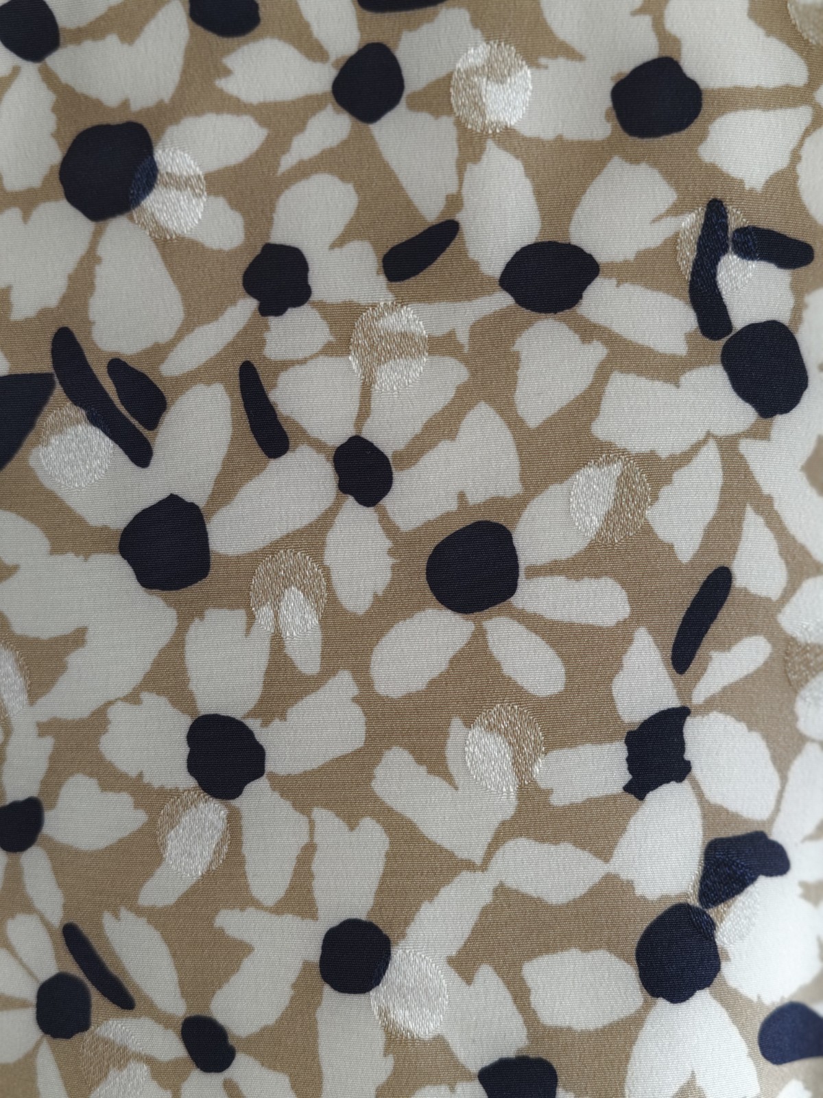 Vintage Hanae Mori Peter Collar Floral Print Sress