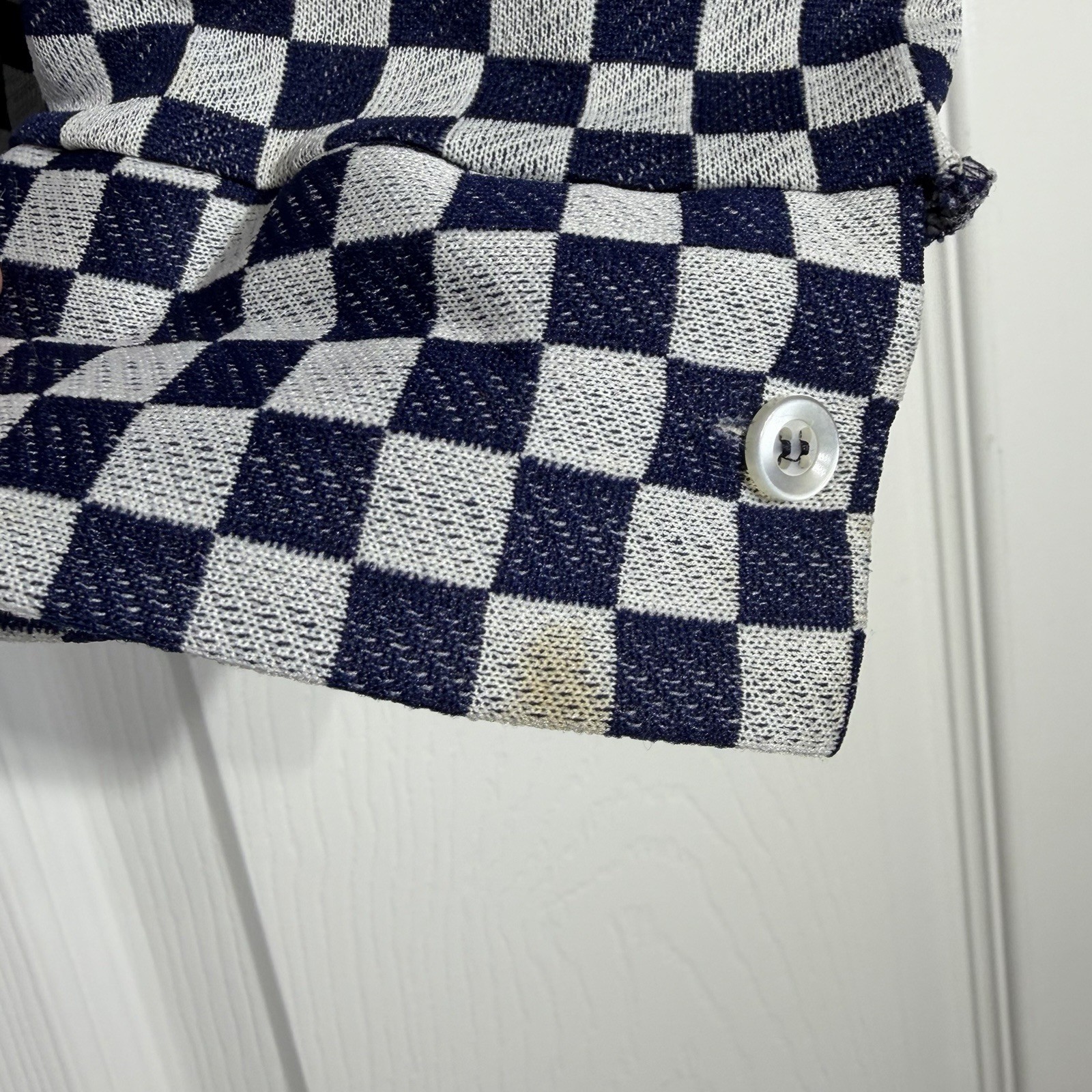 Vintage 60s Checkered Blouse