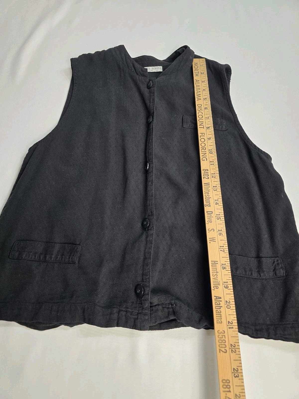 Vintage Russ Berens Malibu California Button Up Sleeveless Top Vest Women’s M