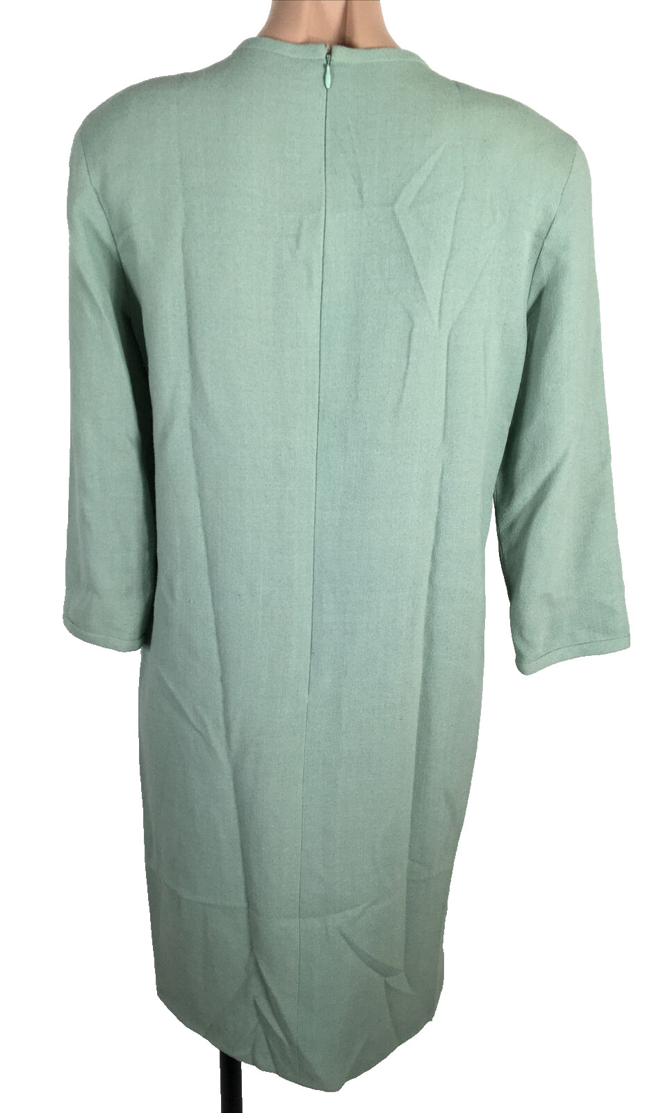Stanley Platos Martin Ross Mint Green Cocktail Dress Business Work Long Sleeve 8