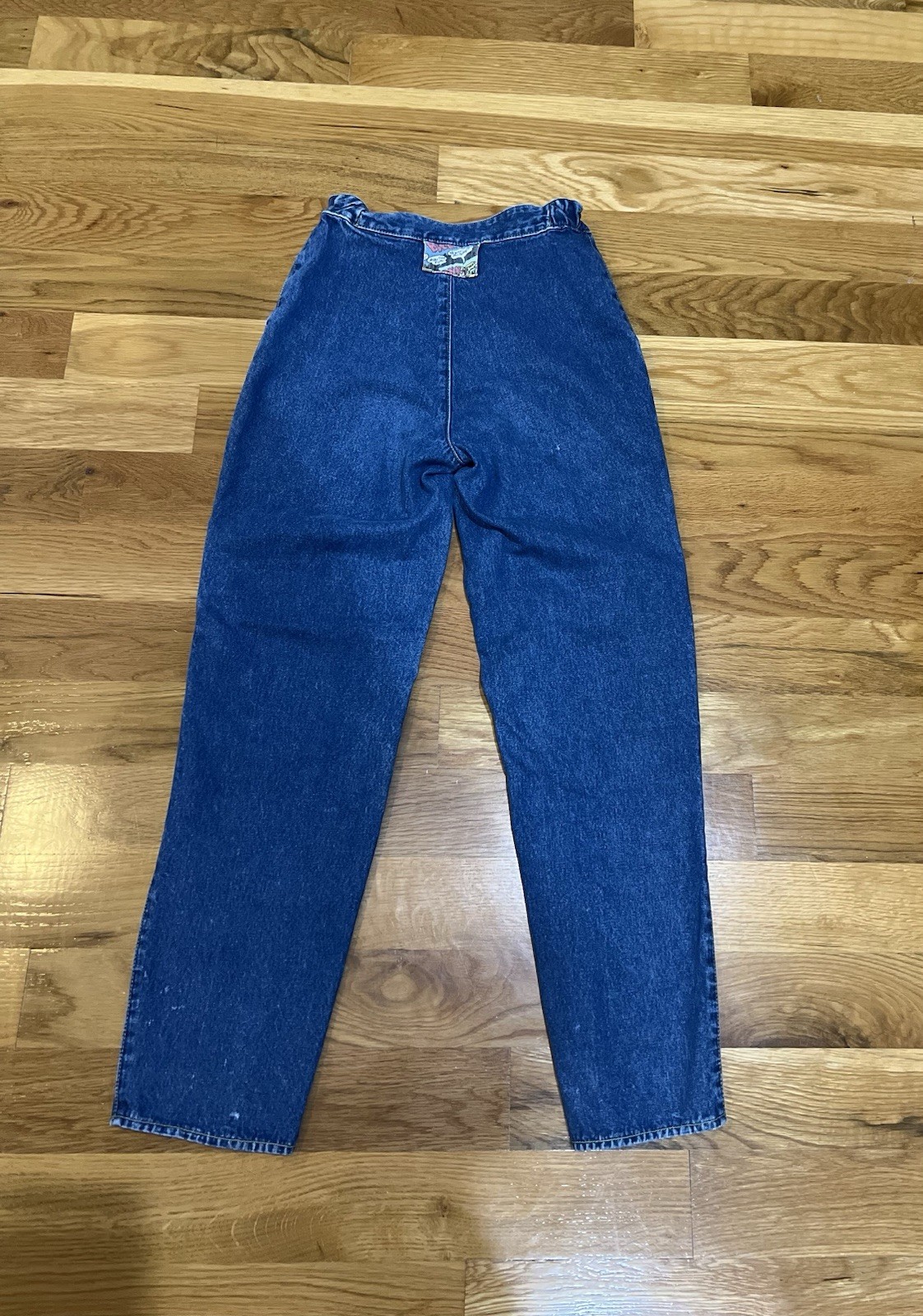 Rare VTG 80s Women’s Gasoline Jeans Comic Strip Accented Pockets/ Snap Buttons