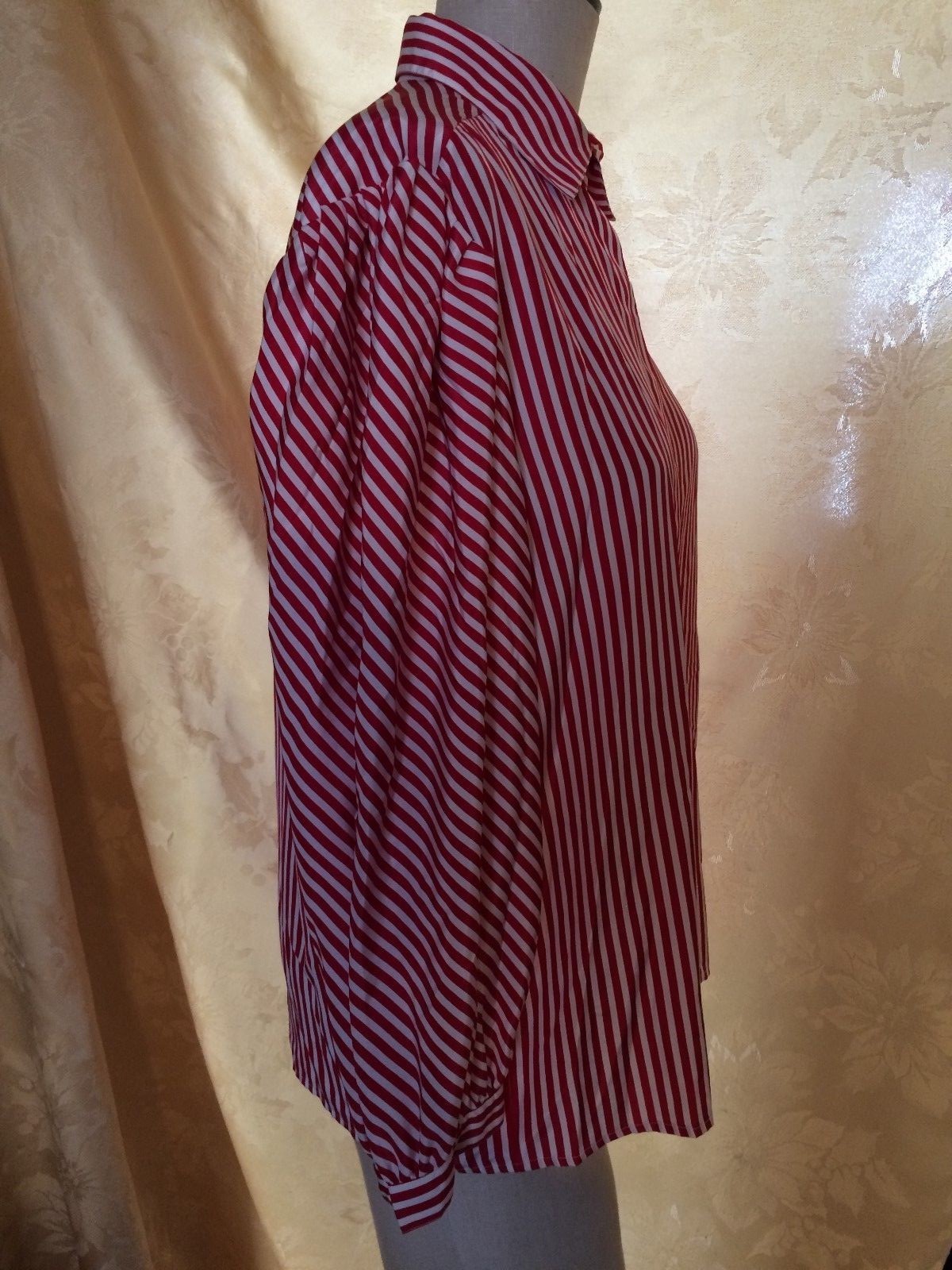 Stylin’ Women’s Vintage „Jordan Marsh” Striped Button Down++SIZE 14++