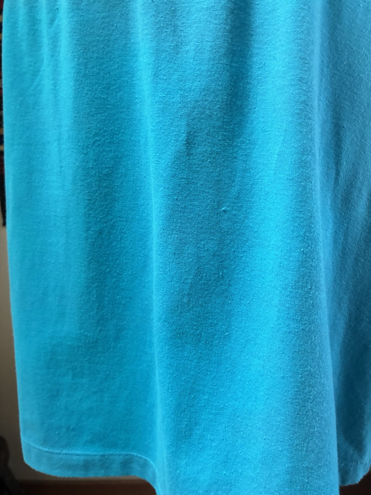 Vintage 80s 90s Turquoise Spandex Two-Piece Set Cap Sleeve Crop Top Pencil Skirt