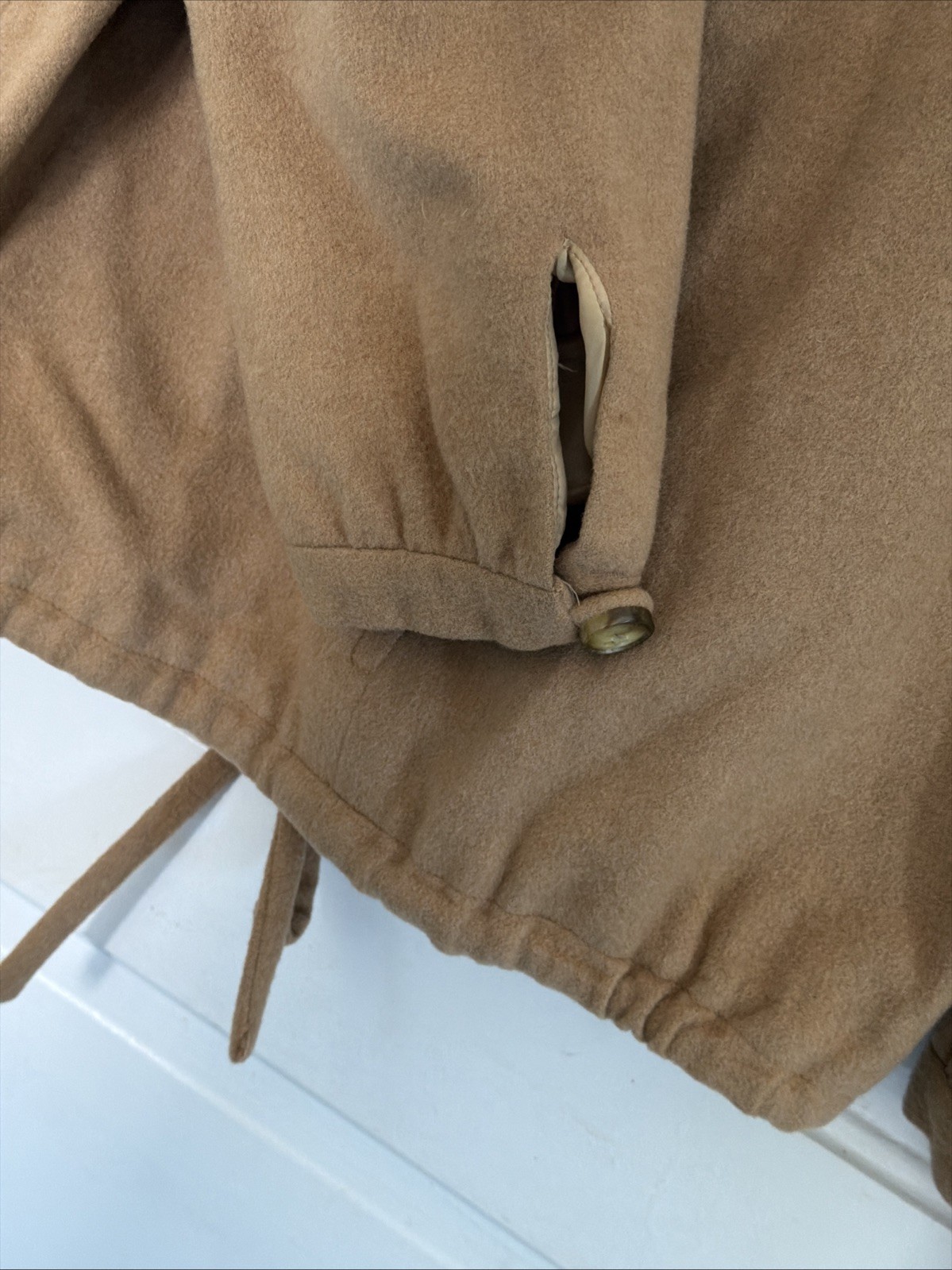 Vintage Gino Rossi Camel Hair Top Separates Union Made For Wilson 36-38” Bust
