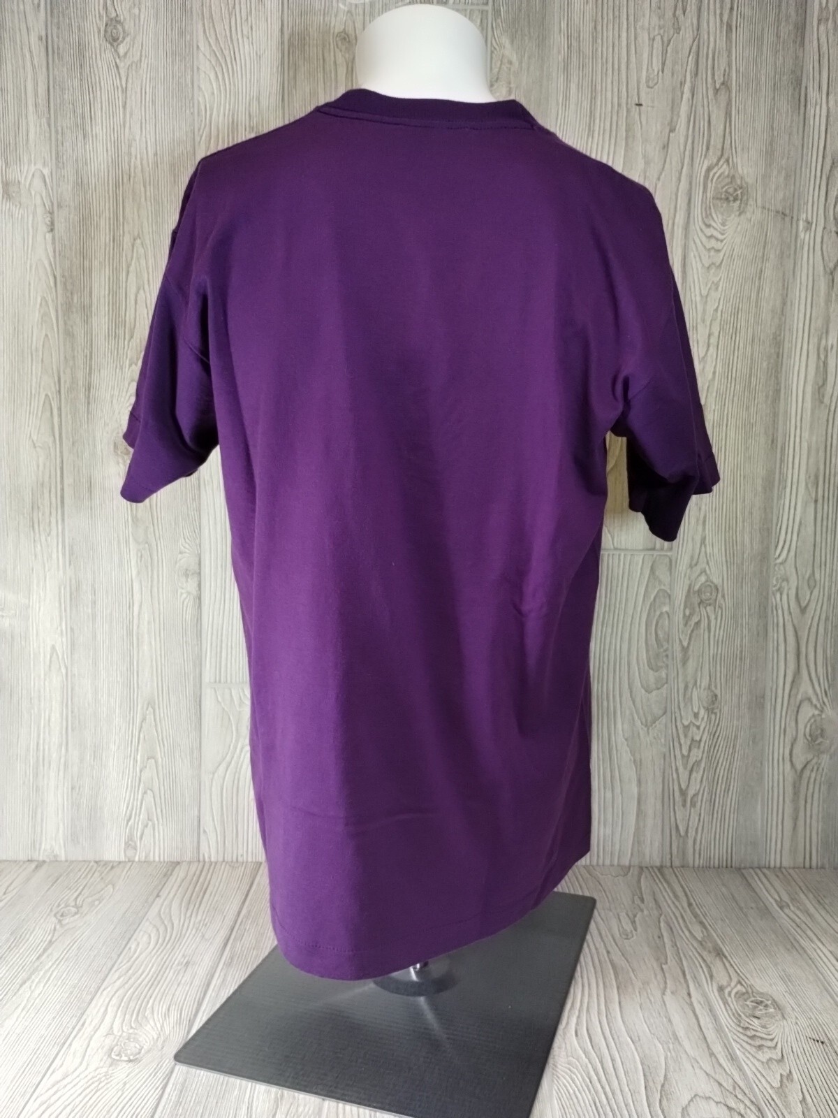 Best Fruit Of The Loom Large Women Purple T-shirt Underwater Single Stitch