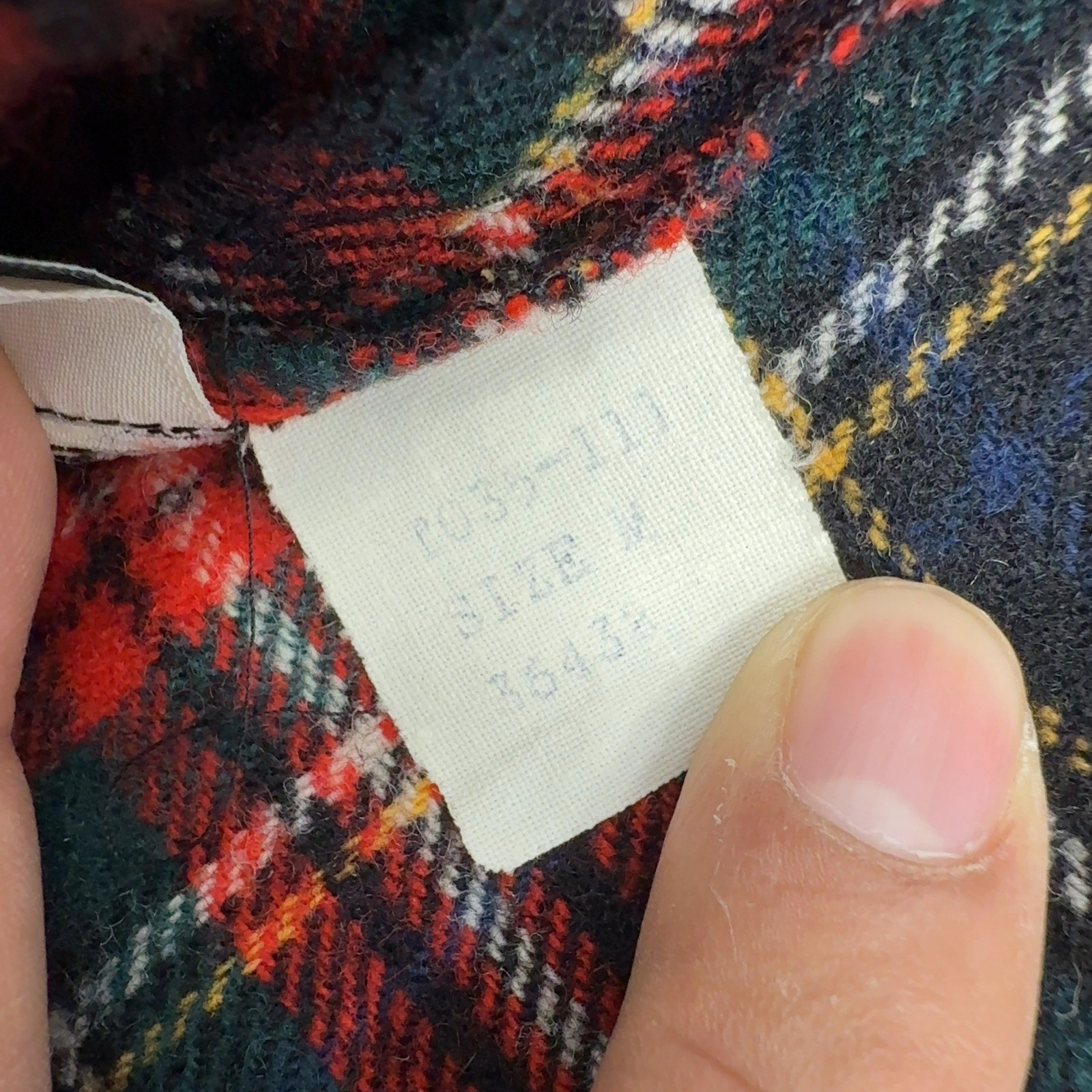 Vintage Pendleton Robe Women M Multicolor Virgin Wool Plaid Belted Long Classic