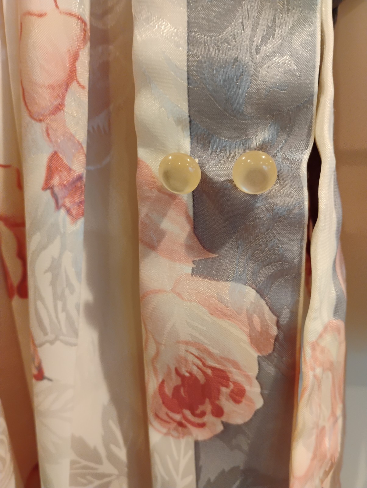 Vintage Mavinette Women’s Dress Size 8 Roses Cinched Waist Pleated Skirt 1980s