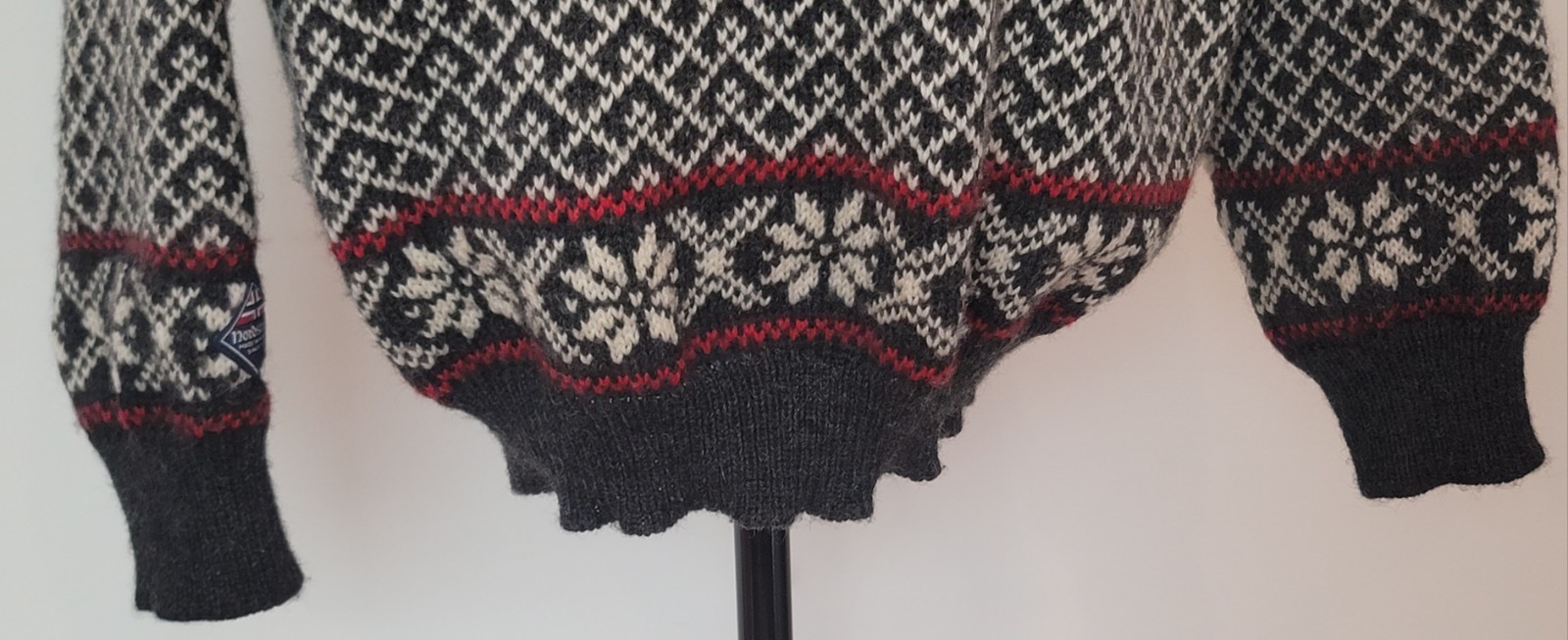 Vintage Nordstrikk Norway Virgin Wool Nordic Cardigan Sweater Womens M, Norway