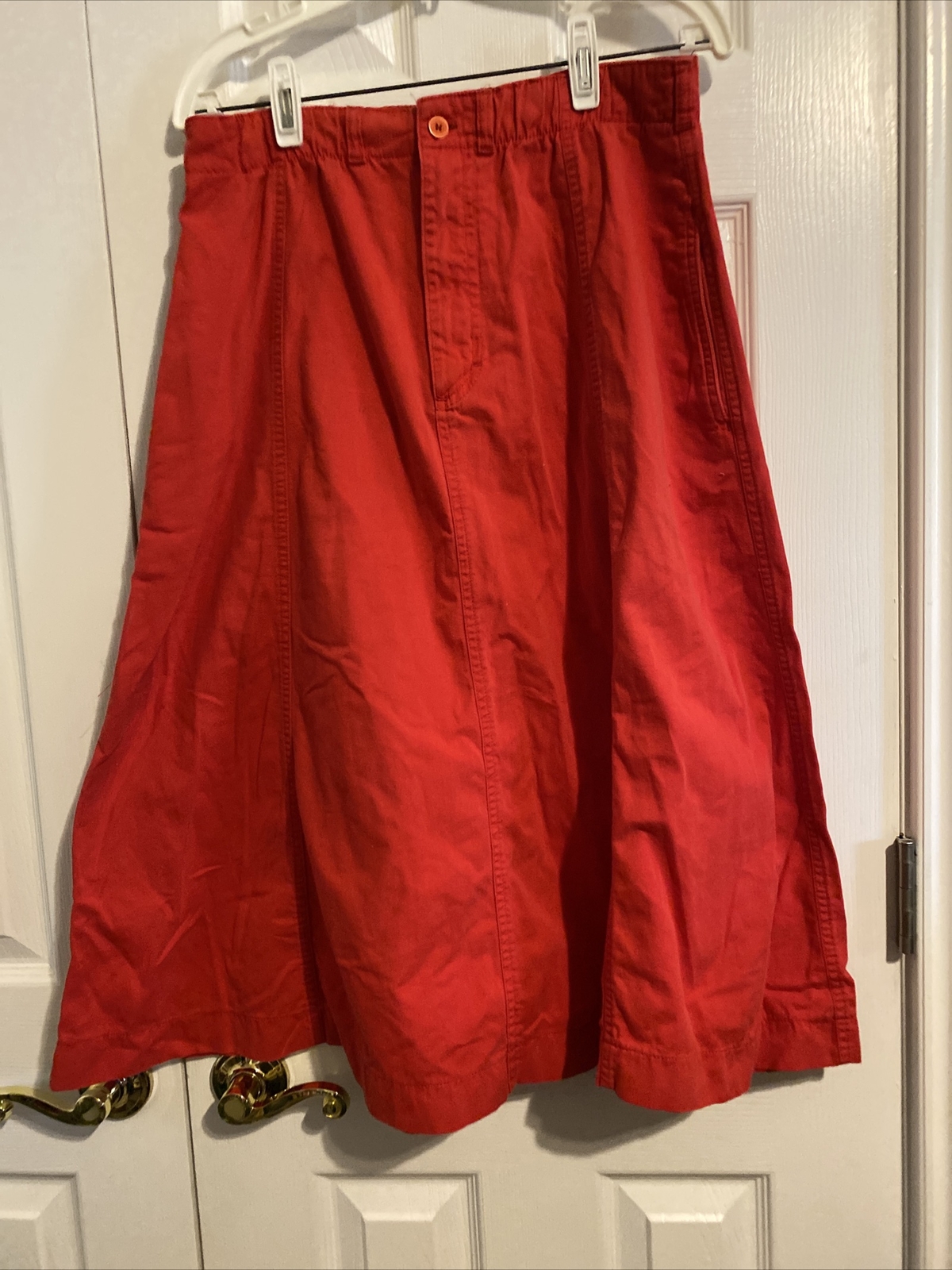 Vintage Red maxi Skirt by Gabriella of Brazil. Size 12
