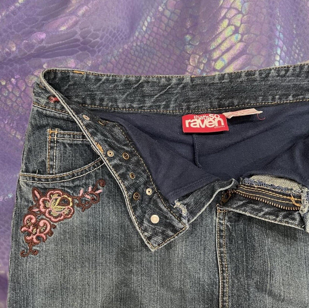 That’s So Raven Vintage Denim Jean Skirt Disney Channel