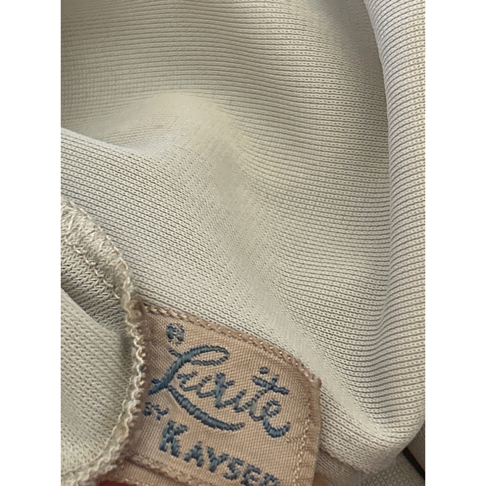 1950s Luxite by Kayser Full Slip Lace Trim Ruffle Hem Coquette Pinup Retro