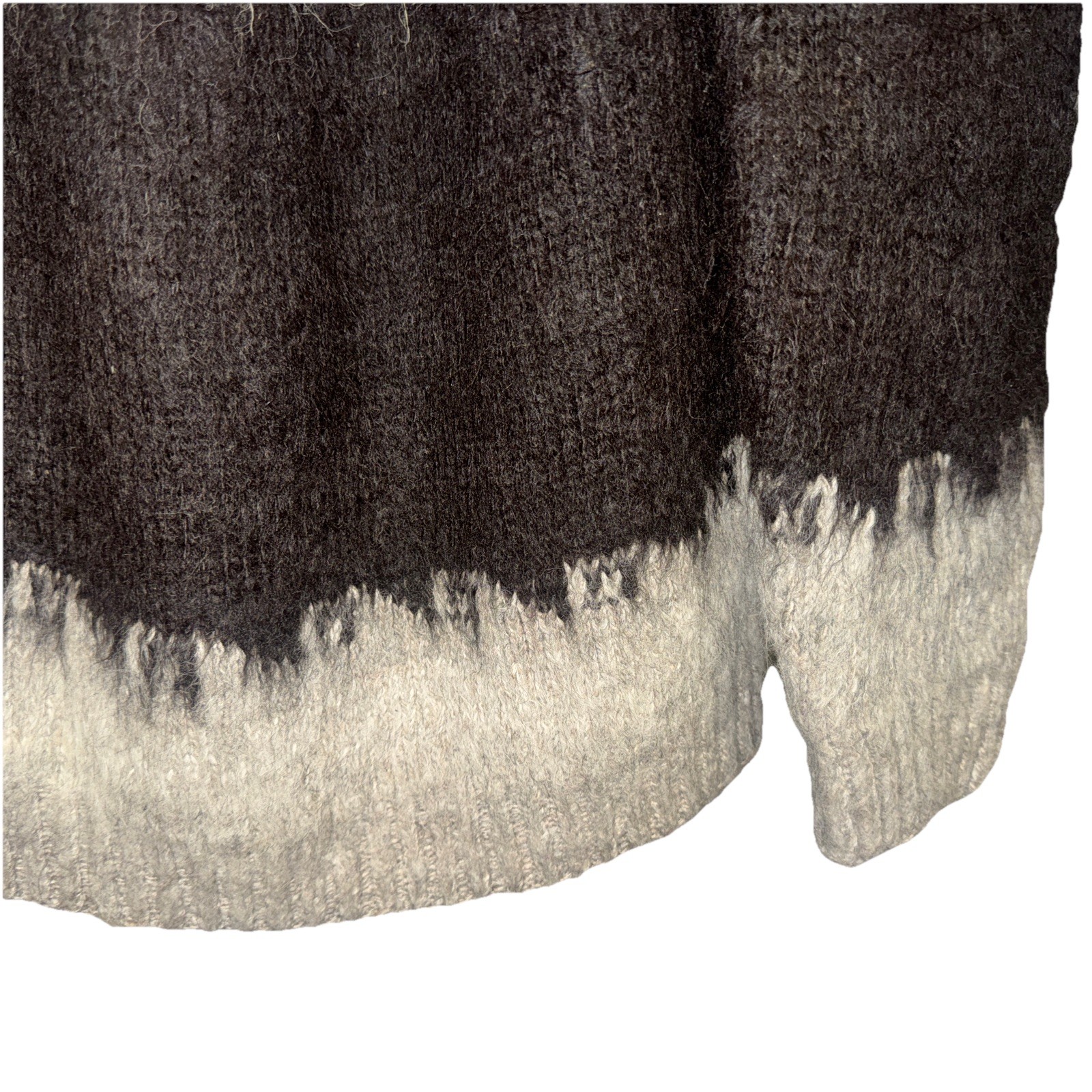 Vintage Intiwara 100% Alpaca Wool Sweater Handmade Bolivia Hobo Small