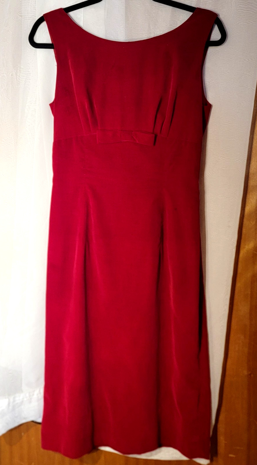 Intl Ladies Garment Workers Union Label RARE Vtg Dress Empire Waist 1950s 1960s
