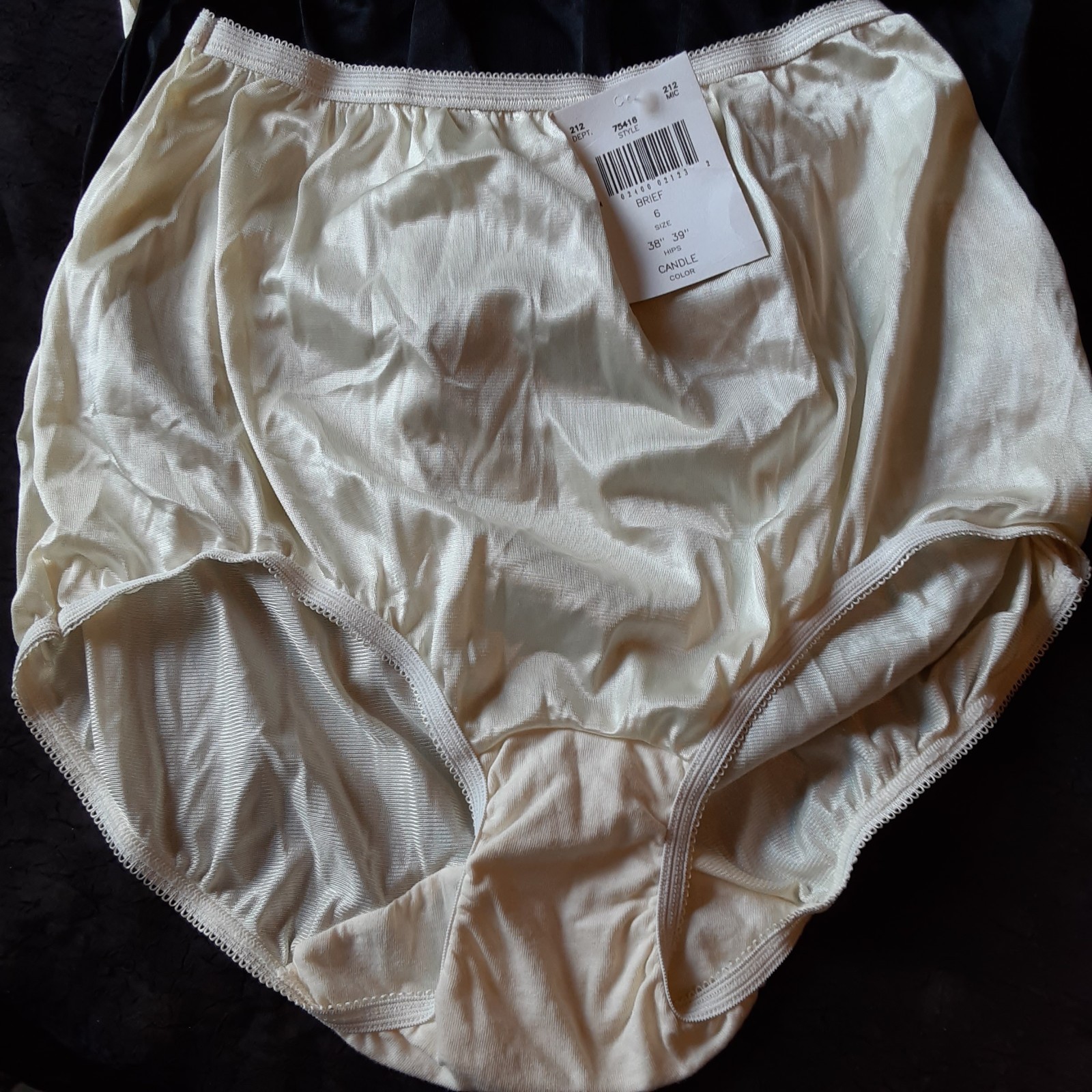 Cotillion Nylon Granny Panties Size 6 – Lot of 3 Pair NWT Cotton Gusset Briefs