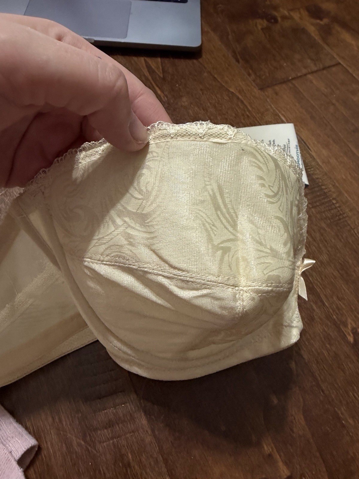 Smoothie Solutions Strapless Bra 34D Champagne Vintage NOS 1990s Deadstock