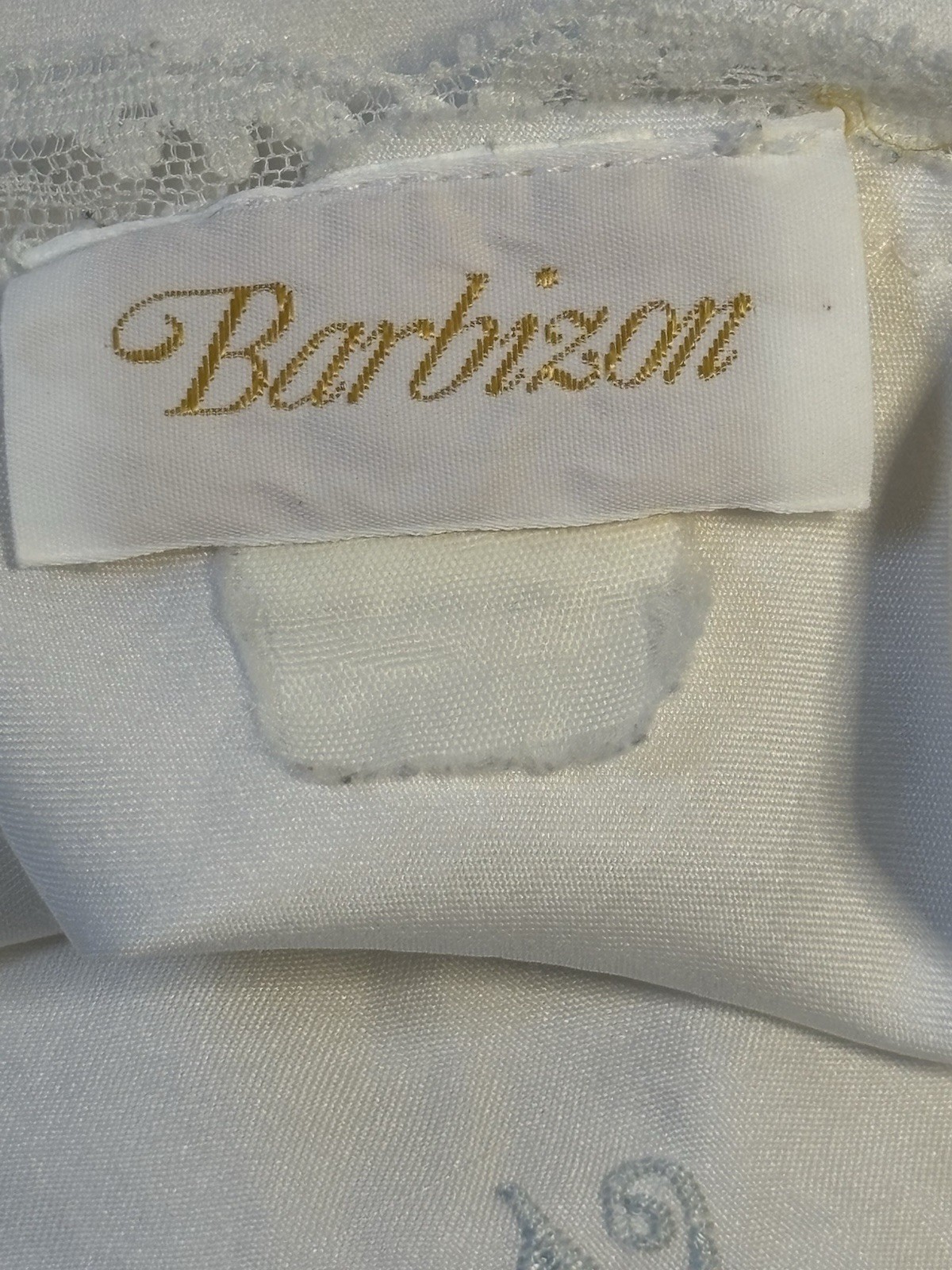 Vintage Barbizon Ivory Satin Lace Peignoir Set Gown & Robe 1950s Lingerie READ