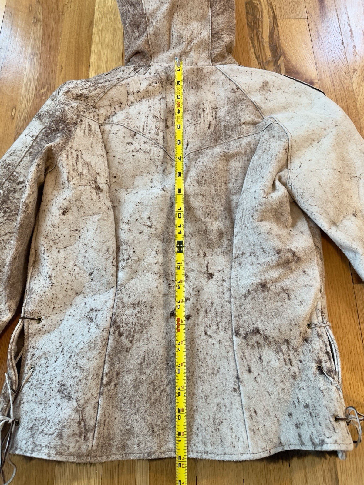 Vtg 60s-70s Jo-O-Kay Womens 10 (4/6) S Fleece Lined Rough Out Leather Jacket EUC