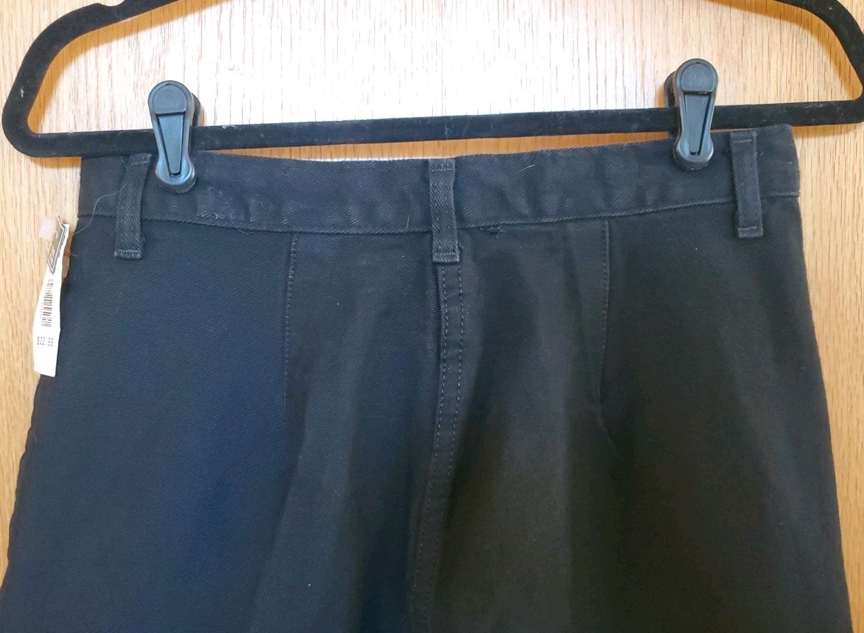NWT VTG 1980s/90s DENIM REPUBLIC Black High Waist Stirrup Denim Jeans 15/16