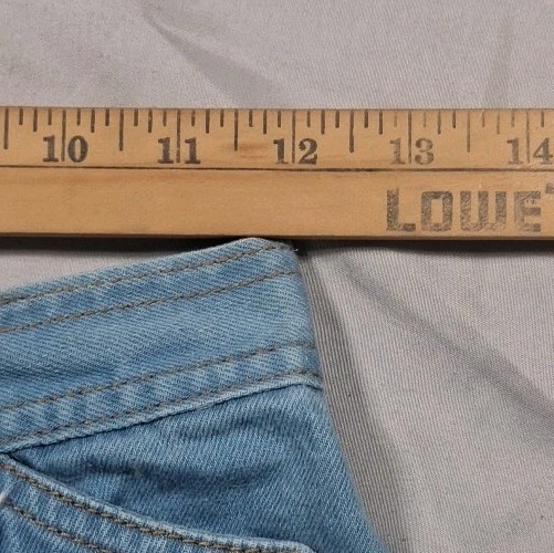 Vintage 70s Women’s „Male” Brand Jeans Bell bottom Flare Denim Size 24 X 32